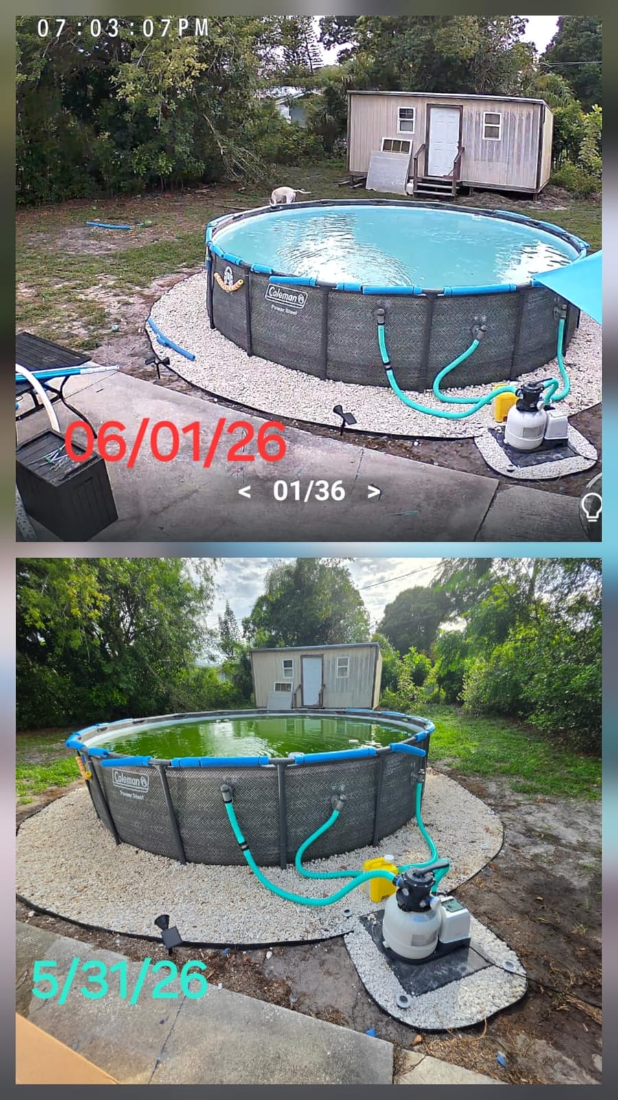 INTEX Krystal Clear 2,100 GPH Sand Filter Pump for Above Ground Pools customer photo 1