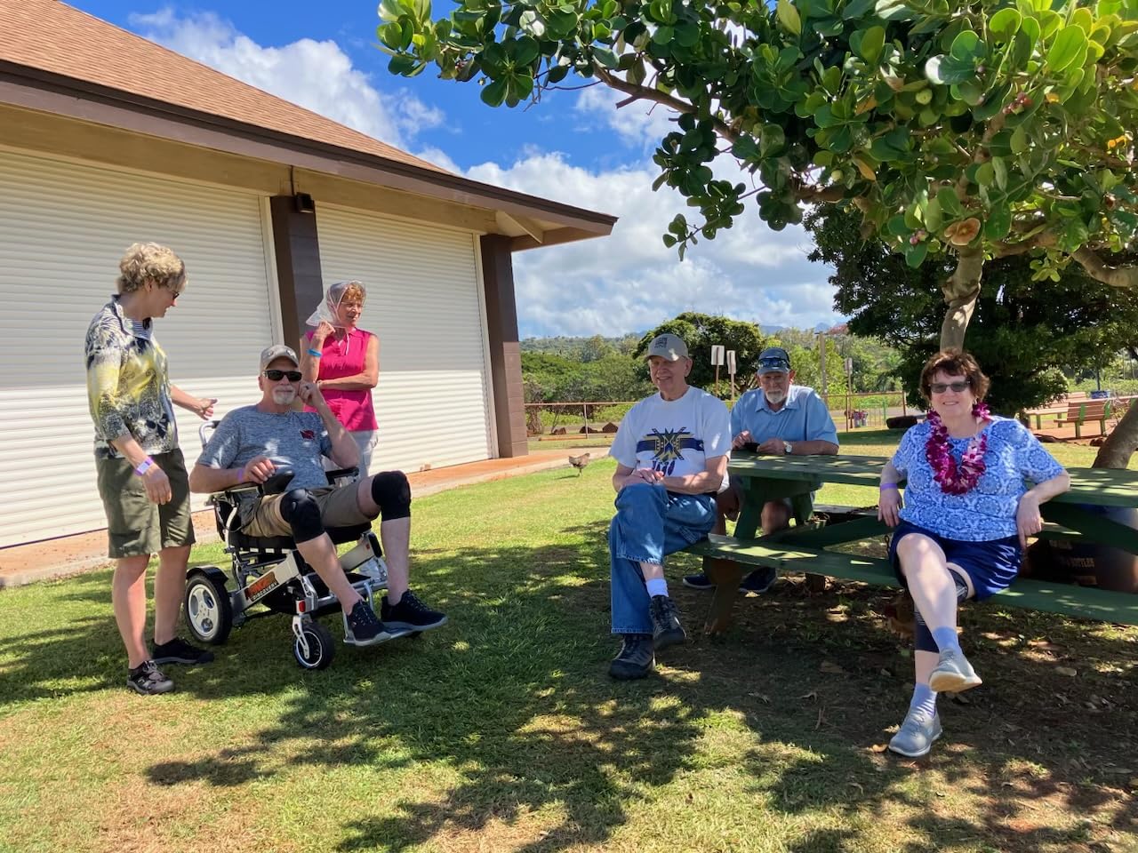 Porto Mobility Ranger Discovery Lightweight Foldable Weatherproof Exclusive Electric Wheelchair, Portable, Brushless Powerful Motors, Dual Battery, All Terrain (Silver, Standard) customer photo 2