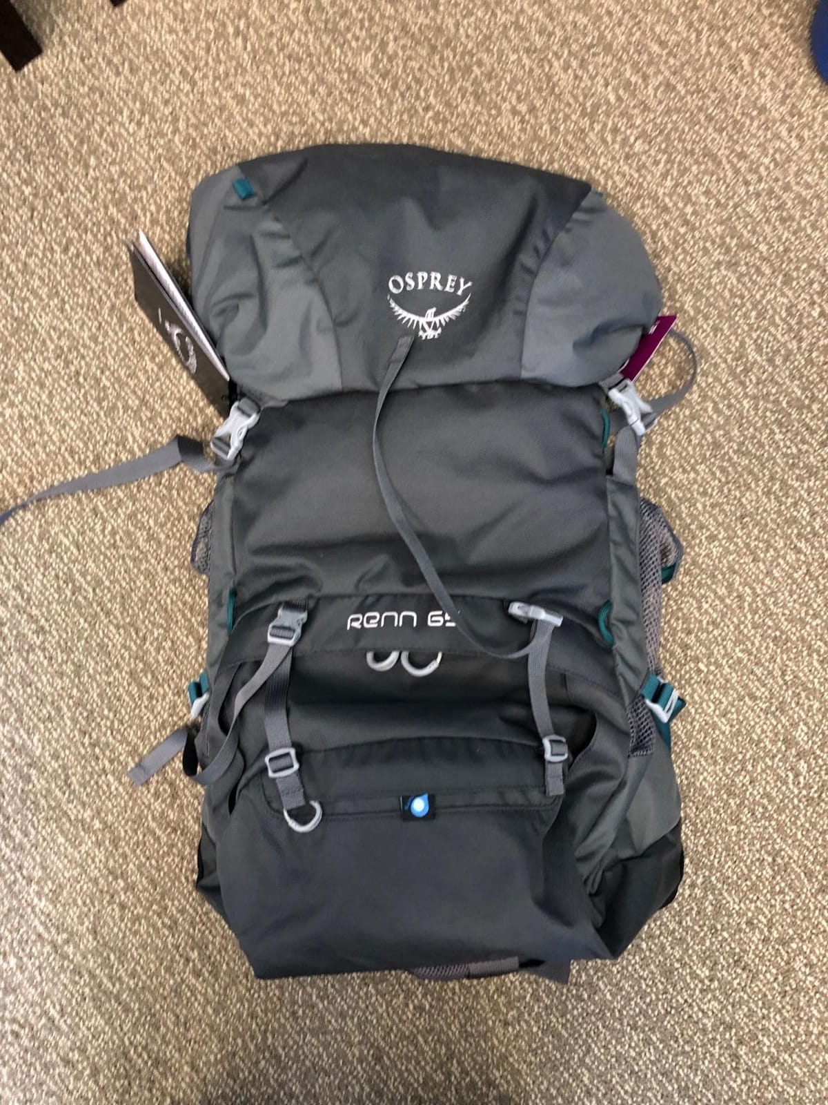 Osprey Renn 65L Women's Backpacking Backpack, Cinder Grey customer photo 1
