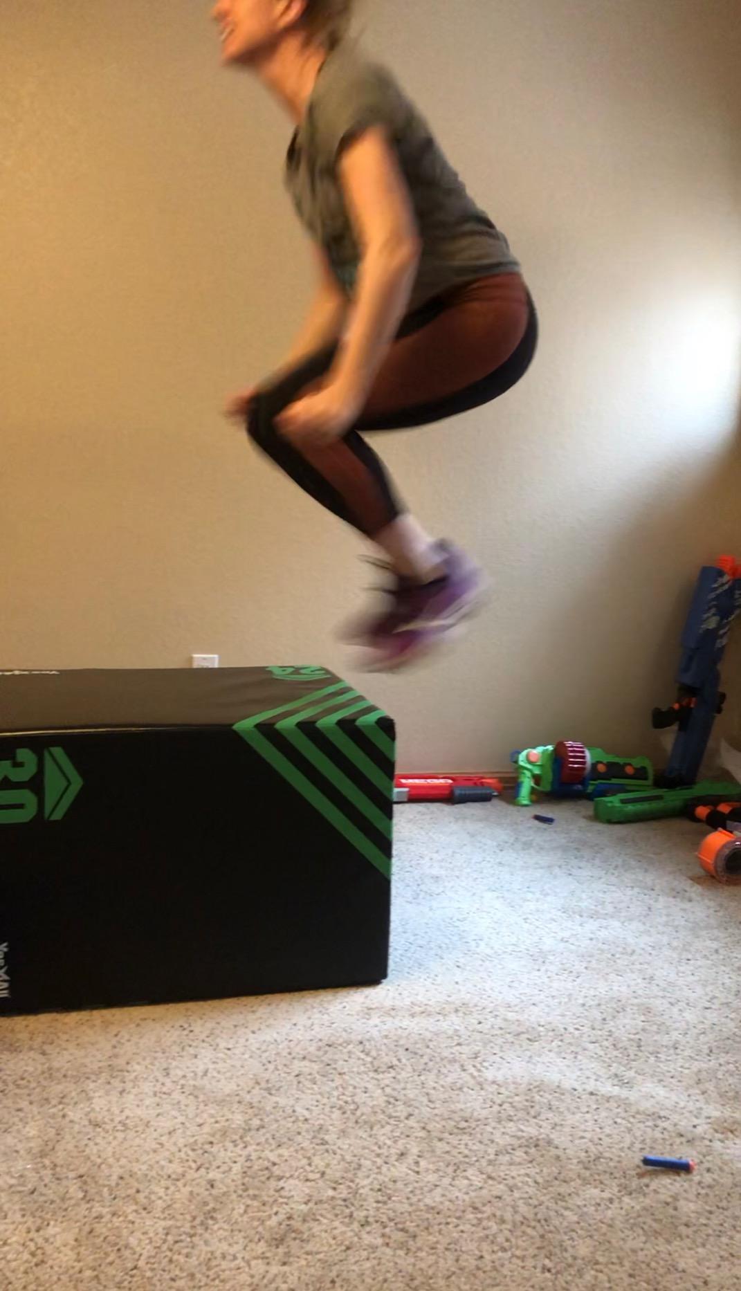 Yes4All 3 in 1 Foam Plyometric Jump Box for Training & Conditioning - Plyo Jump Box for Fitness Workout Exercise customer photo 2