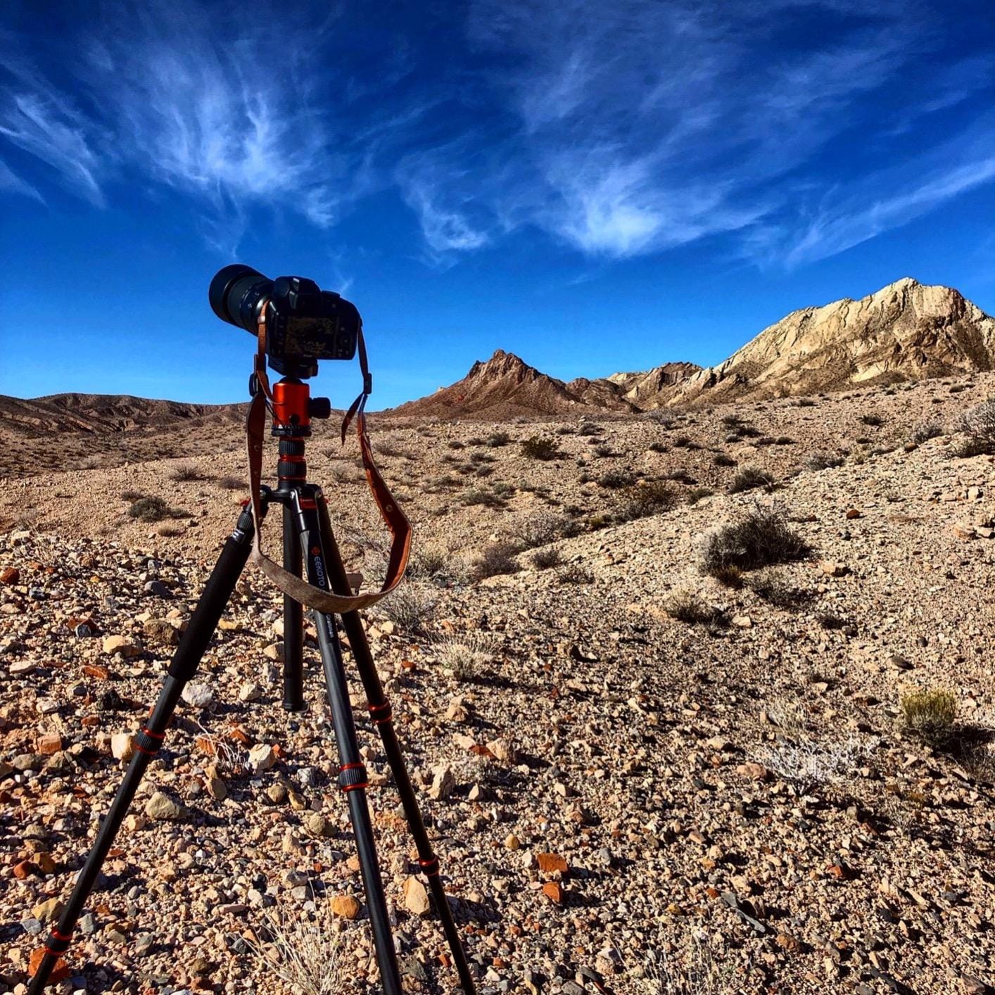 GEEKOTO Carbon Fiber Camera Tripod with 1/4