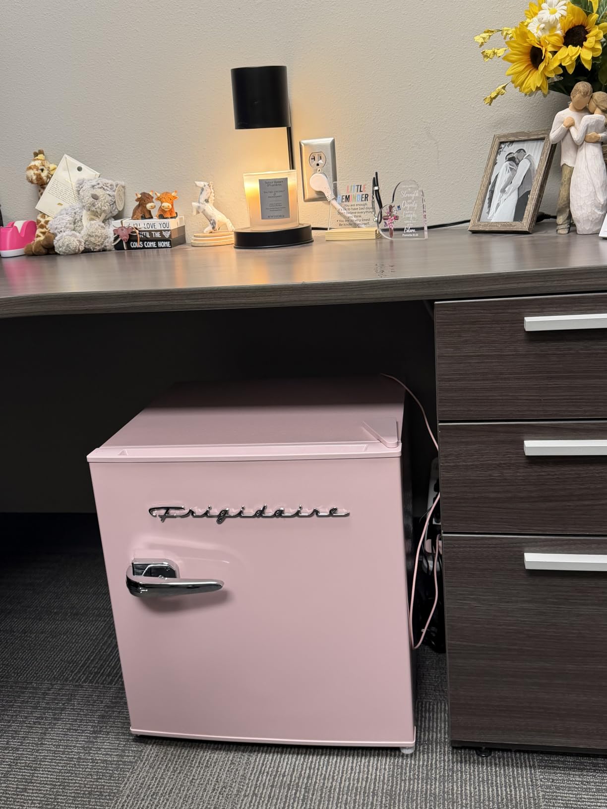 Frigidaire EFR176 1.6 cu. ft. Retro Bar Fridge with Side Bottle Opener (Moonbeam) customer photo 1