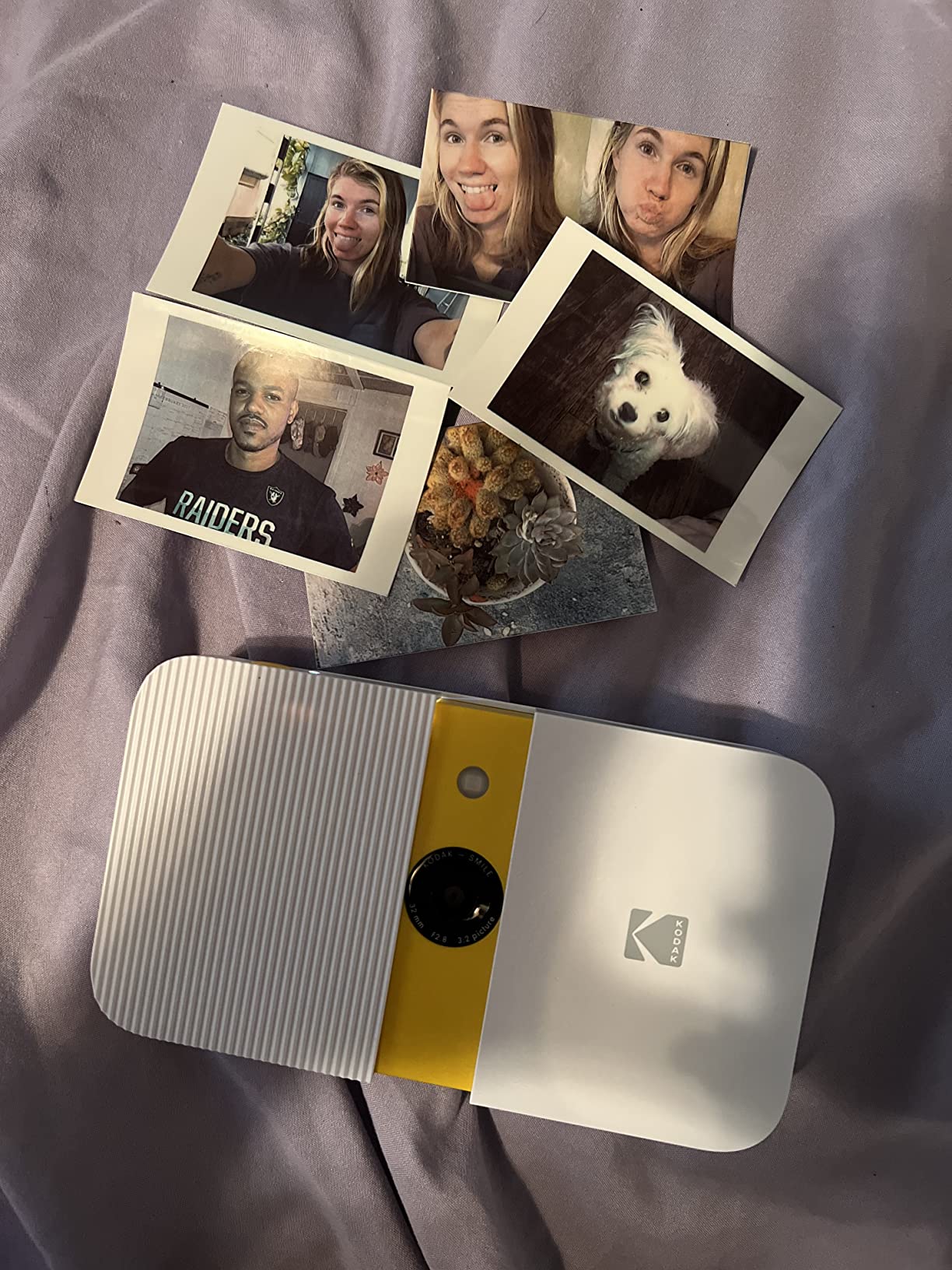 Kodak Smile Instant Print Digital Camera – Slide-Open 10MP Camera w/2x3 ZINK Printer (White/Yellow) customer photo 2