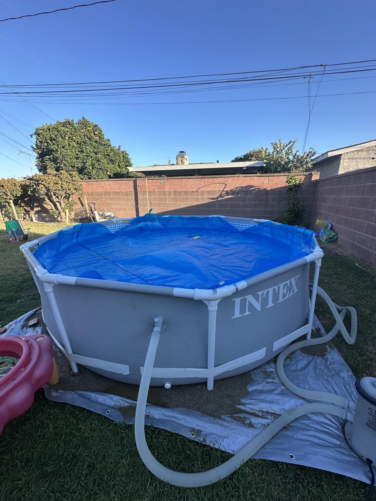 Sun2Solar Blue 14 ft Round Solar Cover | 8 Mil | Heat Retaining customer photo 2