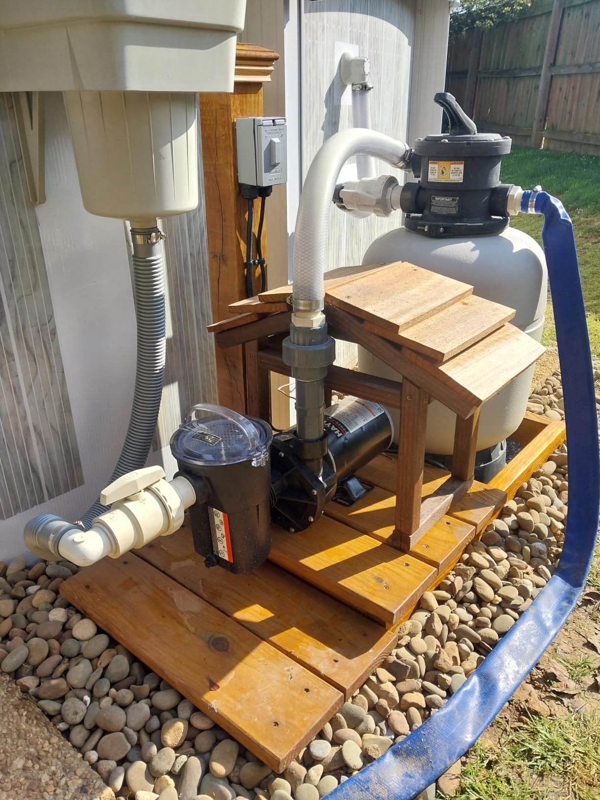 Hayward PowerFlo LX Above Ground Pool Pump, Single Speed Pump - 1.1 HP customer photo 2