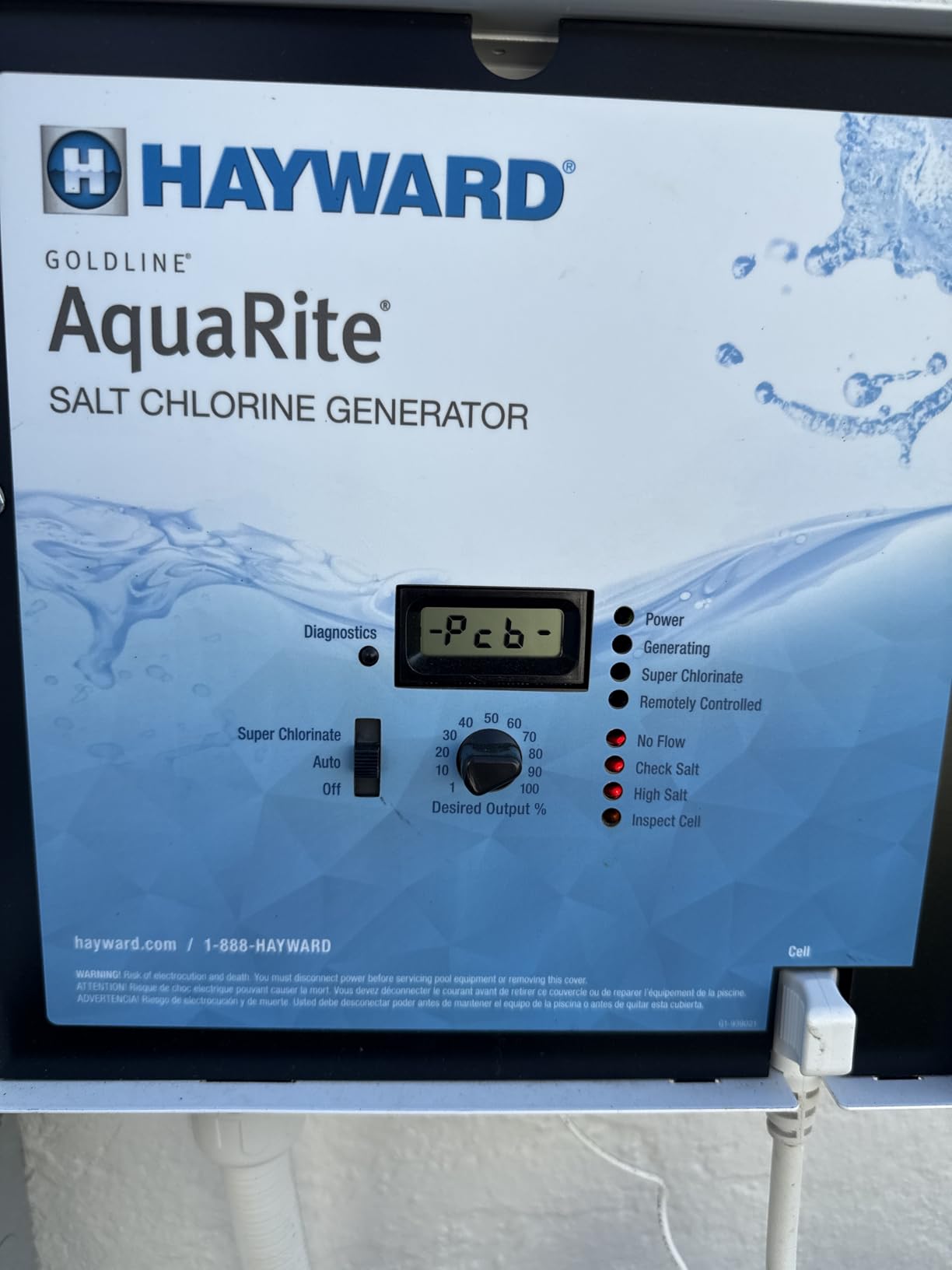 Hayward Aquarite Salt Chlorine Generator for Swimming Pools 40,000 Gallons customer photo 2