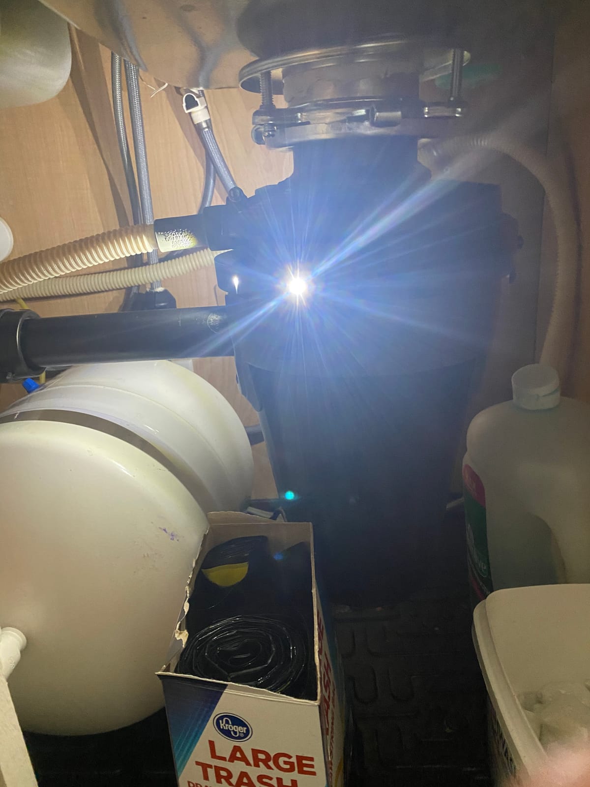 Moen Chef Series 1 HP Continuous Feed Lighted Garbage Disposal with Sound Reduction for Under Sink, Power Cord Included, EXL100C customer photo 2