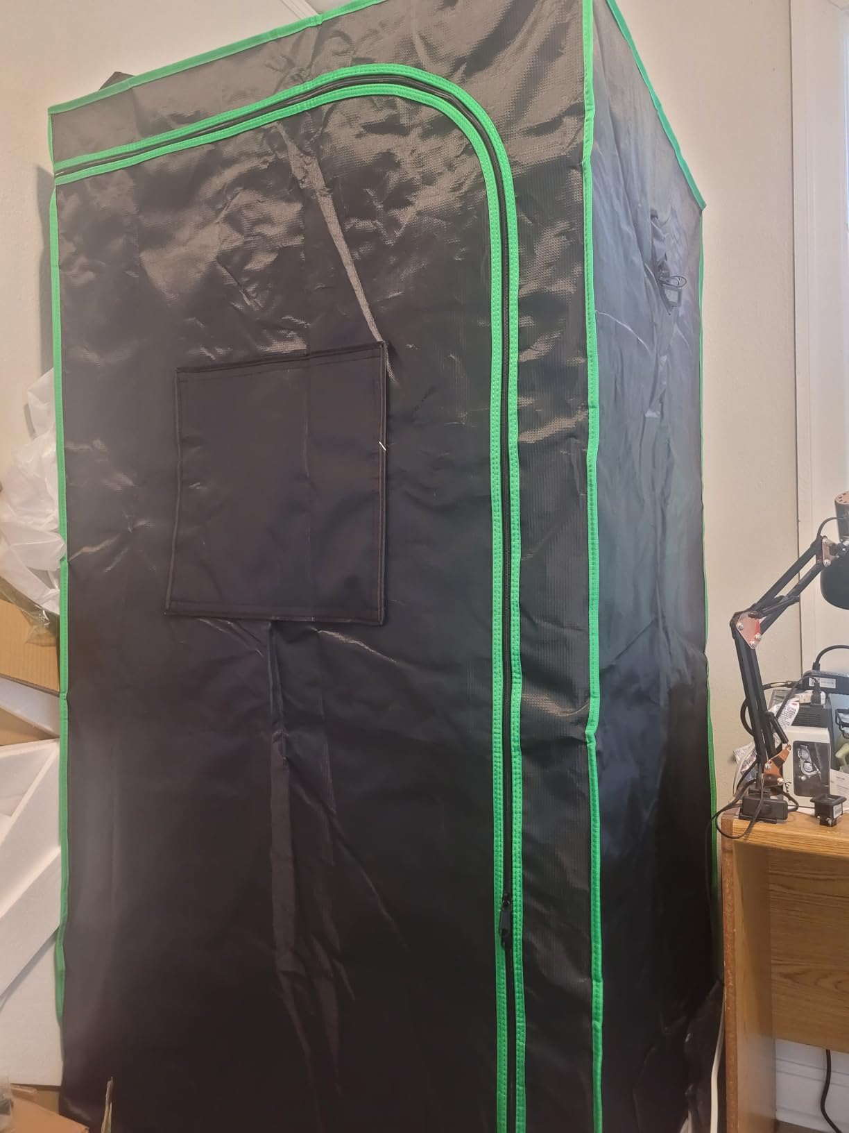 ATOUR 48”x24”x60” Grow Tent, Reflective 600D Mylar,Hydroponic Grow Tent with Observation Window and Floor Tray for Indoor Plant Growing 4’x2’ customer photo 1