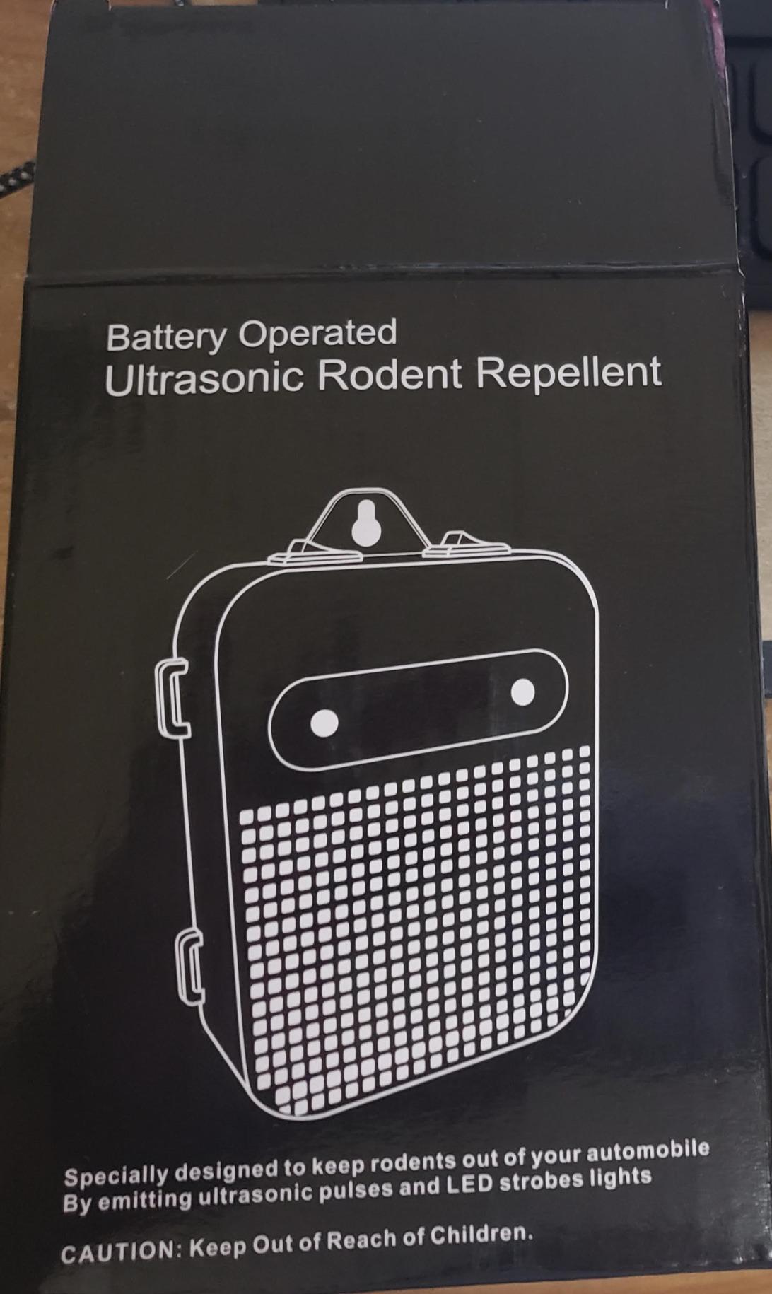 Angveirt Battery Operated Ultrasonic Rodent Repellent for Cars & Garages customer photo 1
