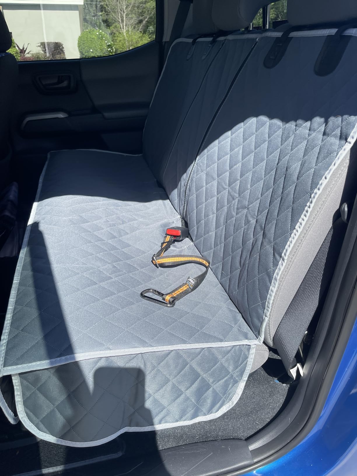 Yuntec Dog Car Seat Cover, Back Seat Cover for Dogs Pet Car Seat Protector customer photo 1