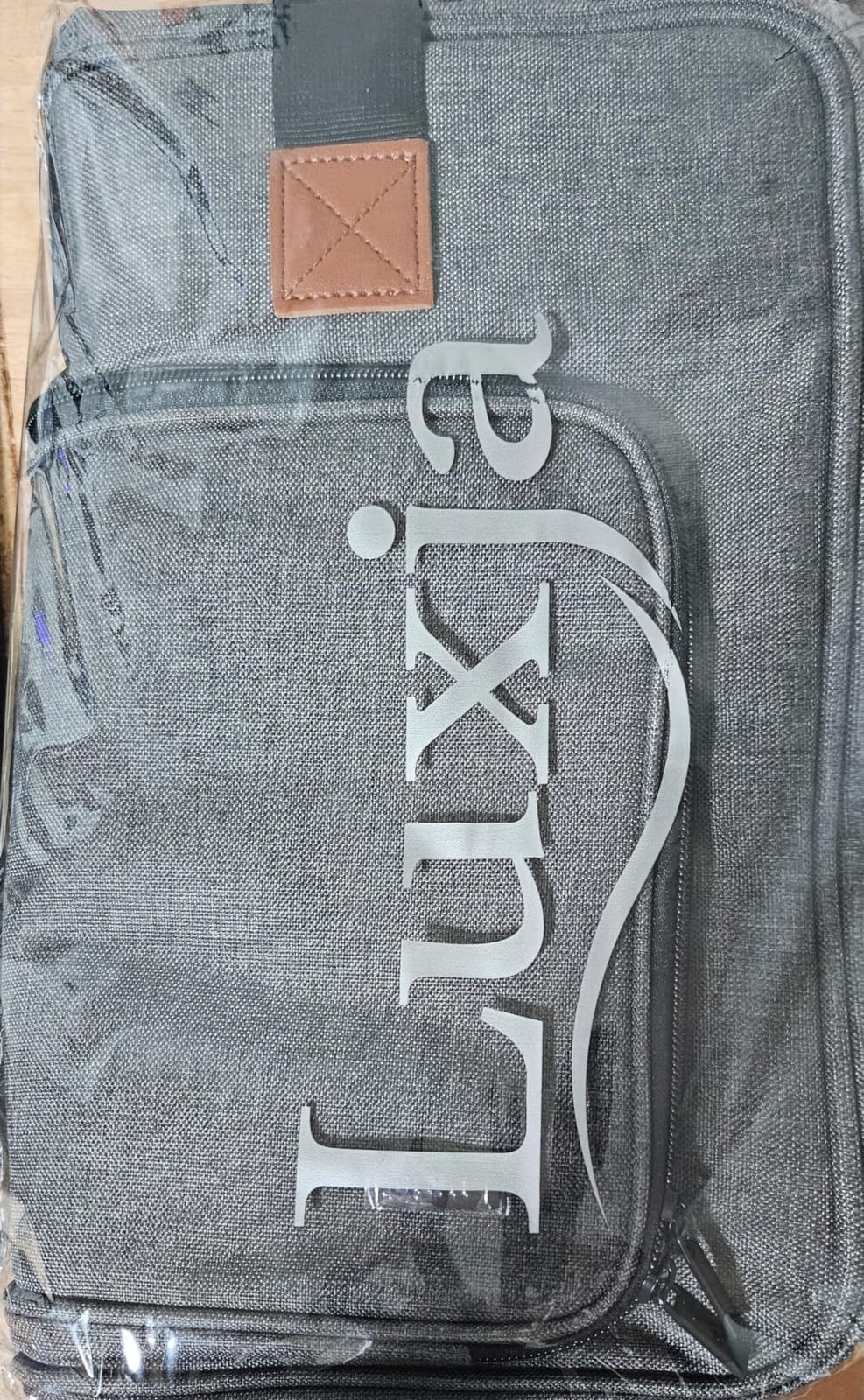 LUXJA Portable Tote Sewing Machine Bag, Gray Dots customer photo 2