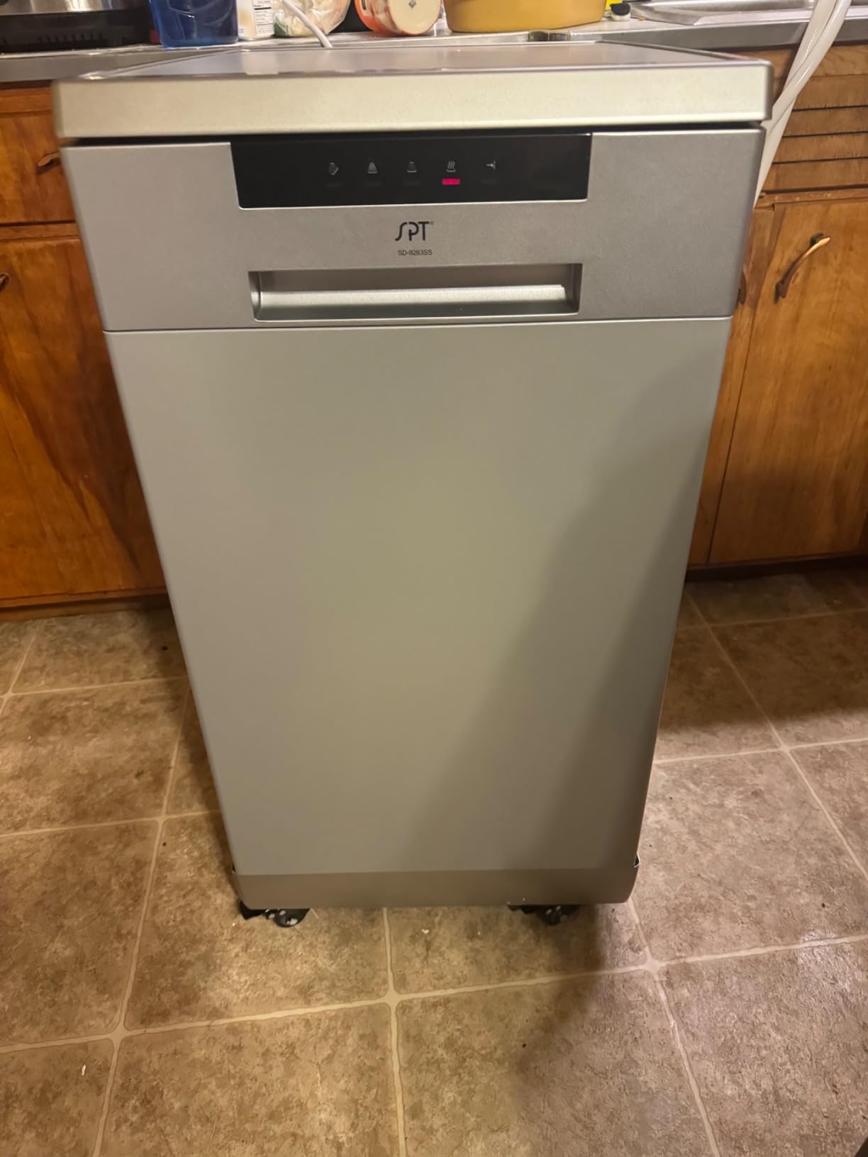 SPT SD-9263SS 18″ Wide Portable Stainless Steel Dishwasher with ENERGY STAR, 6 Wash Programs, 8 Place Settings and Stainless Steel Tub customer photo 1