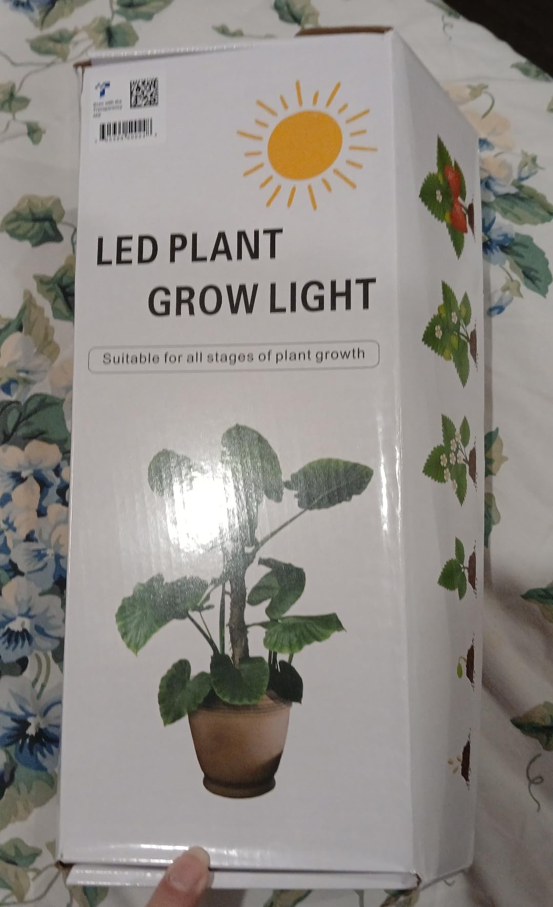 LEOTER Grow Light for Indoor Plants - Upgraded Version 80 LED Lamps with Full Spectrum & Red Blue Spectrum, 3/9/12H Timer, 10 Dimmable Level, Adjustable Gooseneck,3 Switch Modes customer photo 1