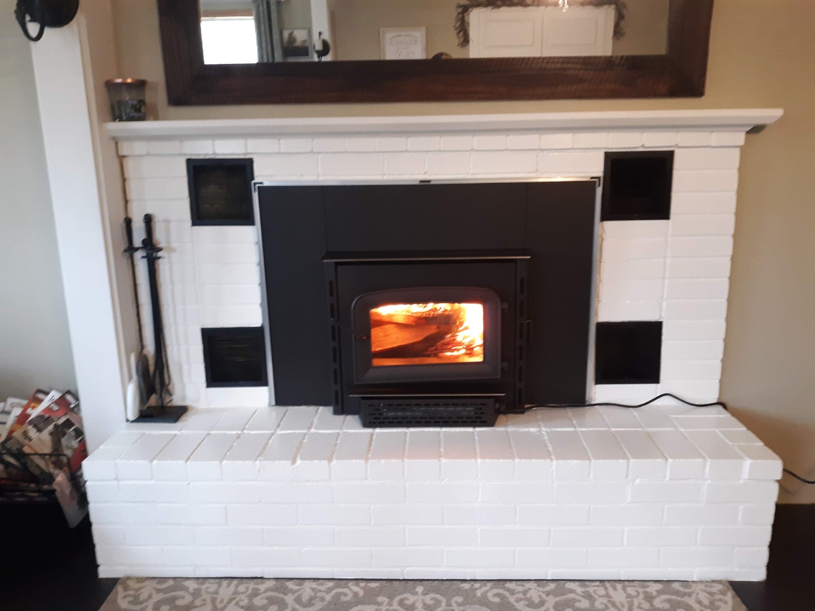 Ashley Hearth AW1820E 1,200 Sq. Ft. Wood Stove Insert , Black customer photo 1
