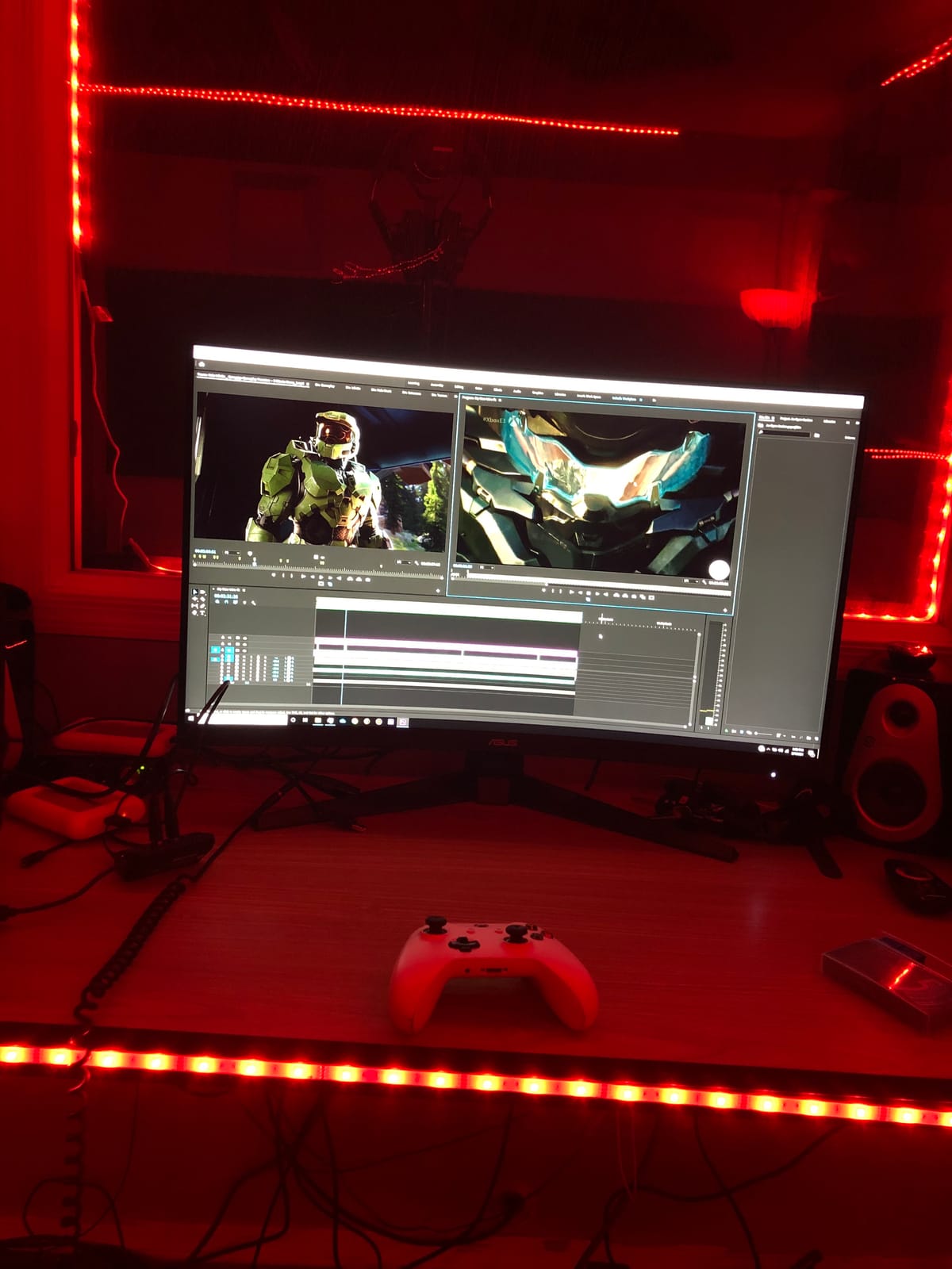 ASUS TUF Gaming VG32VQ1B 32 Inch 1440p 165Hz HDR Curved Gaming Monitor customer photo 1