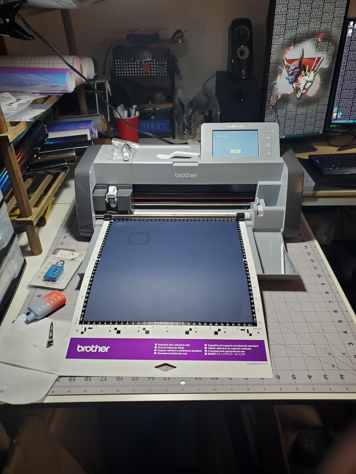 Brother SDX125EGY ScanNCut Electronic Cutting Machine Grey customer photo 1