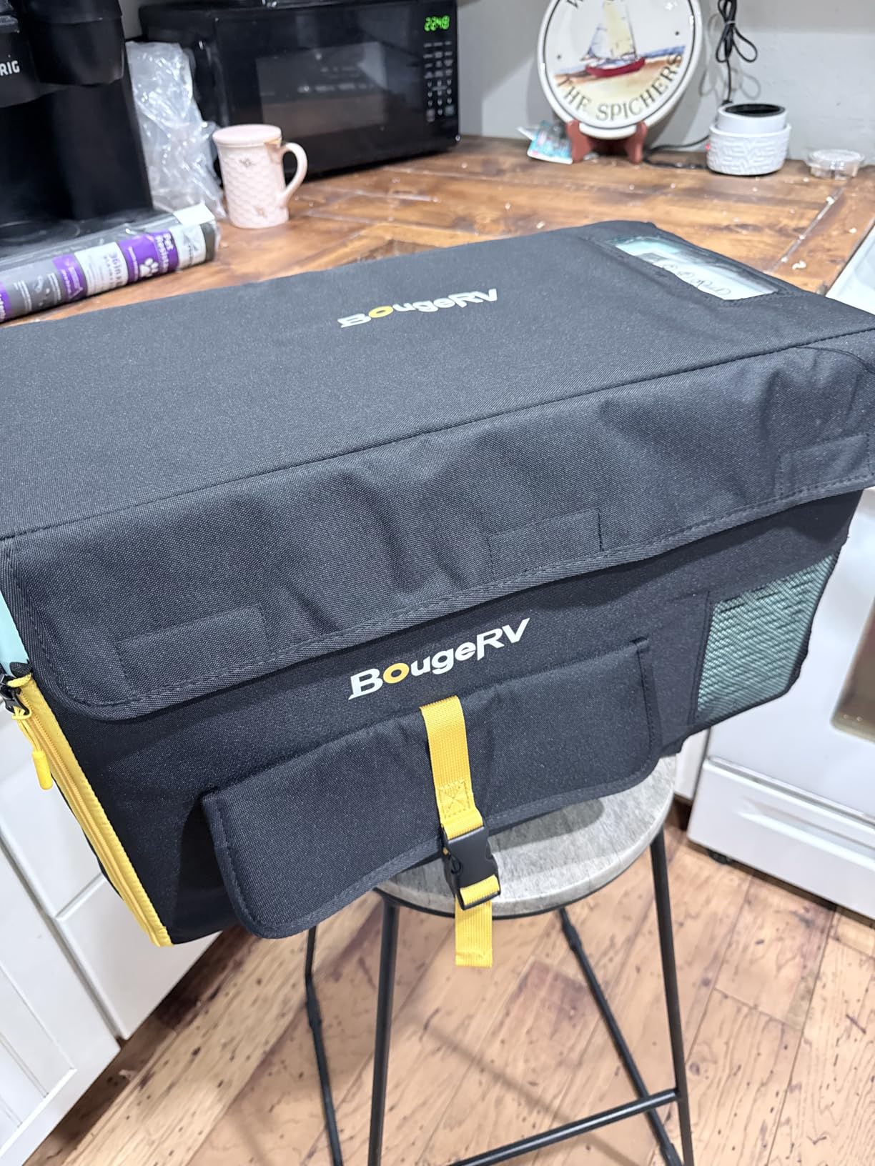 BougeRV 12v refrigerator 23 Quart, -8℉~50℉ Portable Freezer for Car, Grey customer photo 1