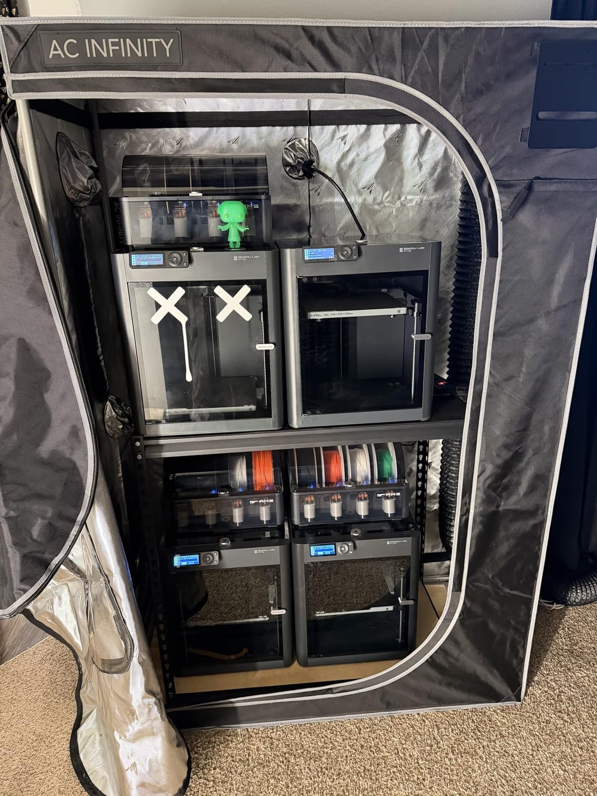 AC Infinity CLOUDLAB 632, Advance Grow Tent 3x2, Thickest Poles & Mylar customer photo 1