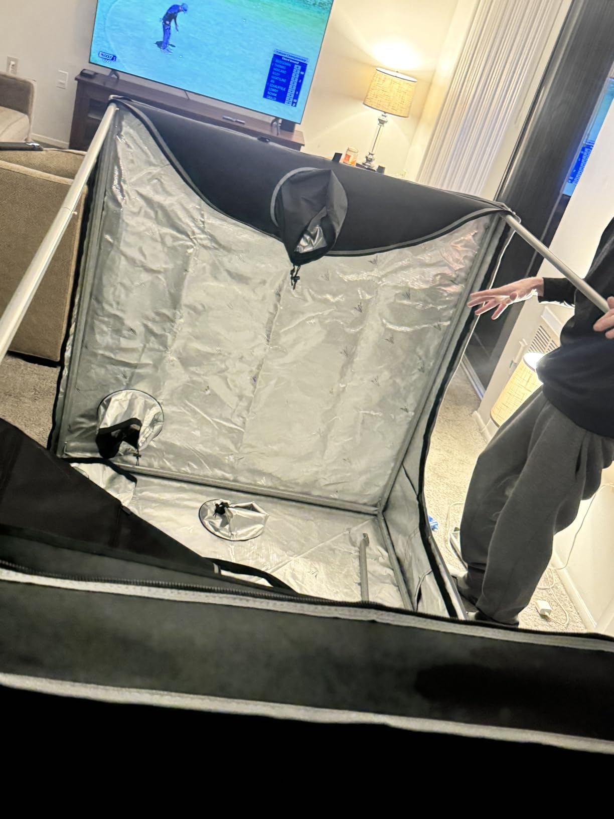 AC Infinity CLOUDLAB 632, Advance Grow Tent 3x2, Thickest Poles & Mylar customer photo 2