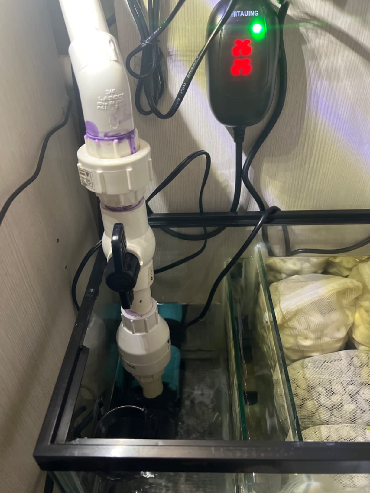 800GPH 30W16FT Aquarium 24V DC Water Pump with Controller, Submersible and Inline Return Pump for Fish Tank,Aquariums,Fountains,Sump,Hydroponic,Pond,Freshwater and Marine Water Use customer photo 2