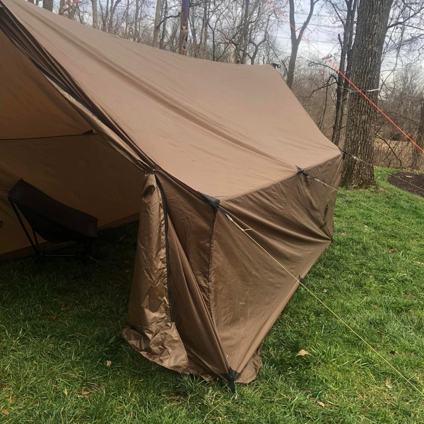 OneTigris TEGIMEN Hammock Hot Tent with Stove Jack - Spacious, Versatile Wall Tent with Snow Skirt - 3000mm Waterproof customer photo 2