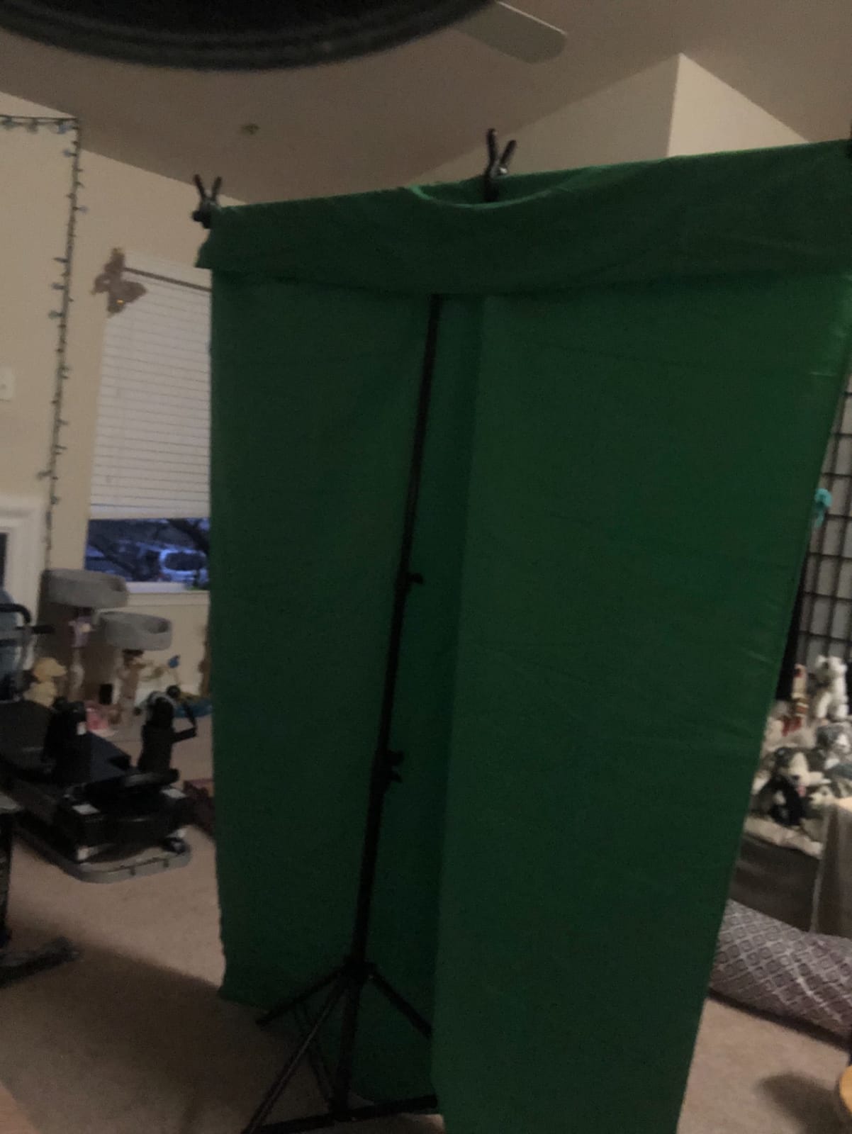 SLOW DOLPHIN Photo Video Studio 10 x12ft 100% Cotton Muslin Chromakey Green Screen Backdrop with 10 x 10ft Stand Photography Background Support System Kit Clamp, Carry Bag customer photo 2