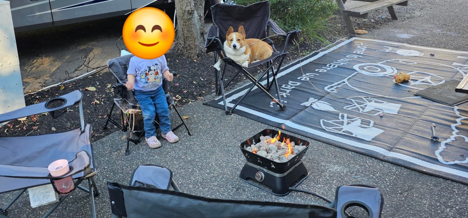 Outland Living Firebowl 805 Firecube 14” Portable Square Smokeless Propane Fire Pit – Outdoor Gas Fire Pit with Cover & Carry Kit, Lava Rocks, 58,000 BTU, Black customer photo 1