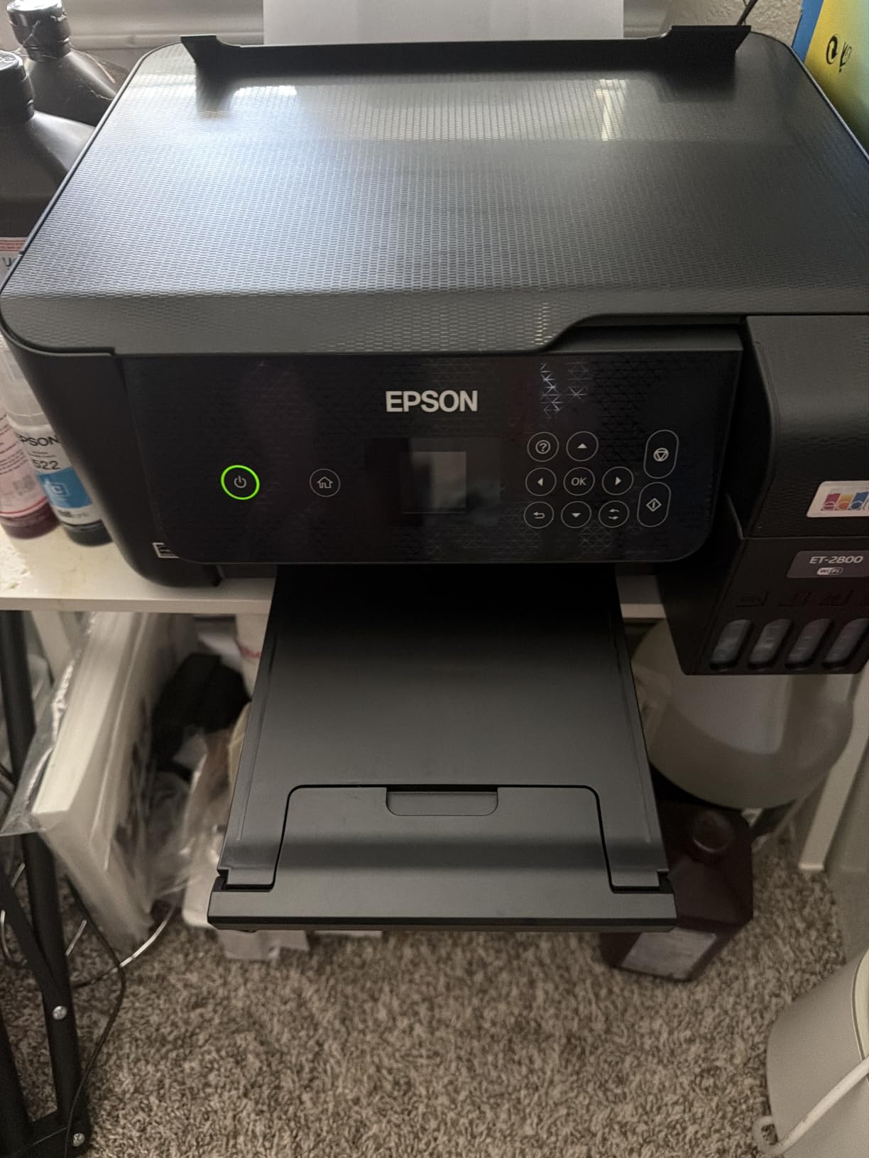 Epson EcoTank ET-2800 Wireless Color All-in-One Supertank Printer - Black customer photo 2