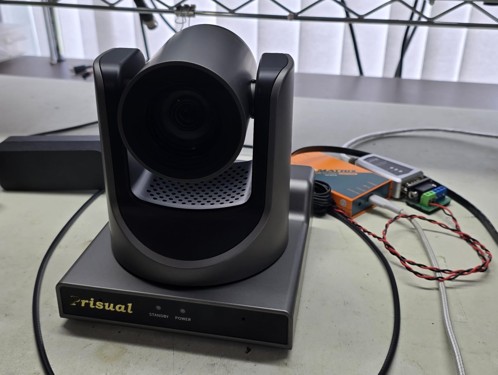 Prisual 5th Gen AI Auto Tracking PTZ Camera, 20X Optical Zoom, Broadcast Ready, PoE, 3G-SDI, HDMI, USB 3.0, LAN, Free NDI Upgrade for Church Worship, Education, Live Streaming customer photo 2