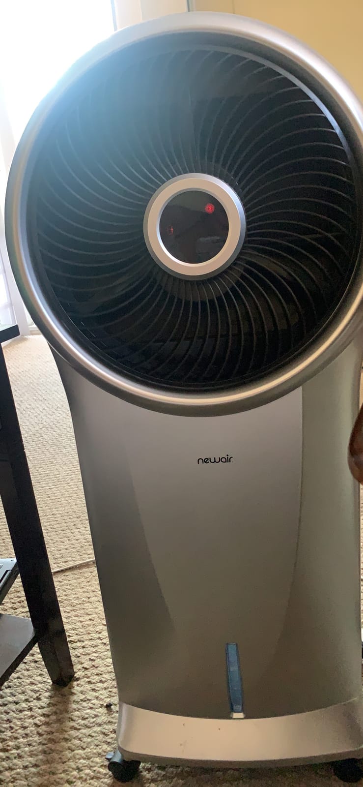 Newair Evaporative Air Cooler | AC Portable Air Conditioner Alternative with 1,600 CFM Airflow | Room Cooling Fan for Bedroom, Garage & Indoor Use | White customer photo 1