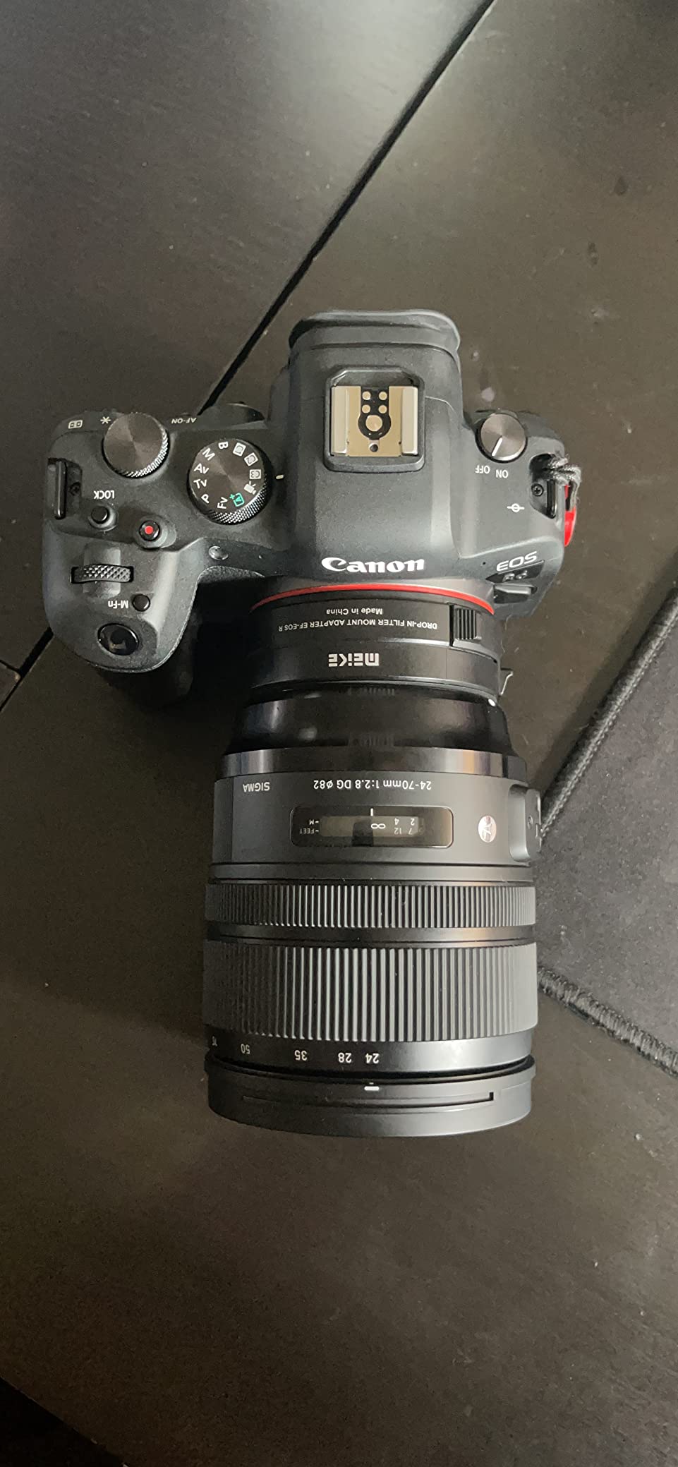 Meike MK-EFTR-C VND Metal Auto-Focus Mount Lens Adapter with Drop-in Variable ND and UV Filters Converter for Canon EF/EF-S Lenses to Canon EOS R and EOS RP R5 R5C R6 Cameras customer photo 2