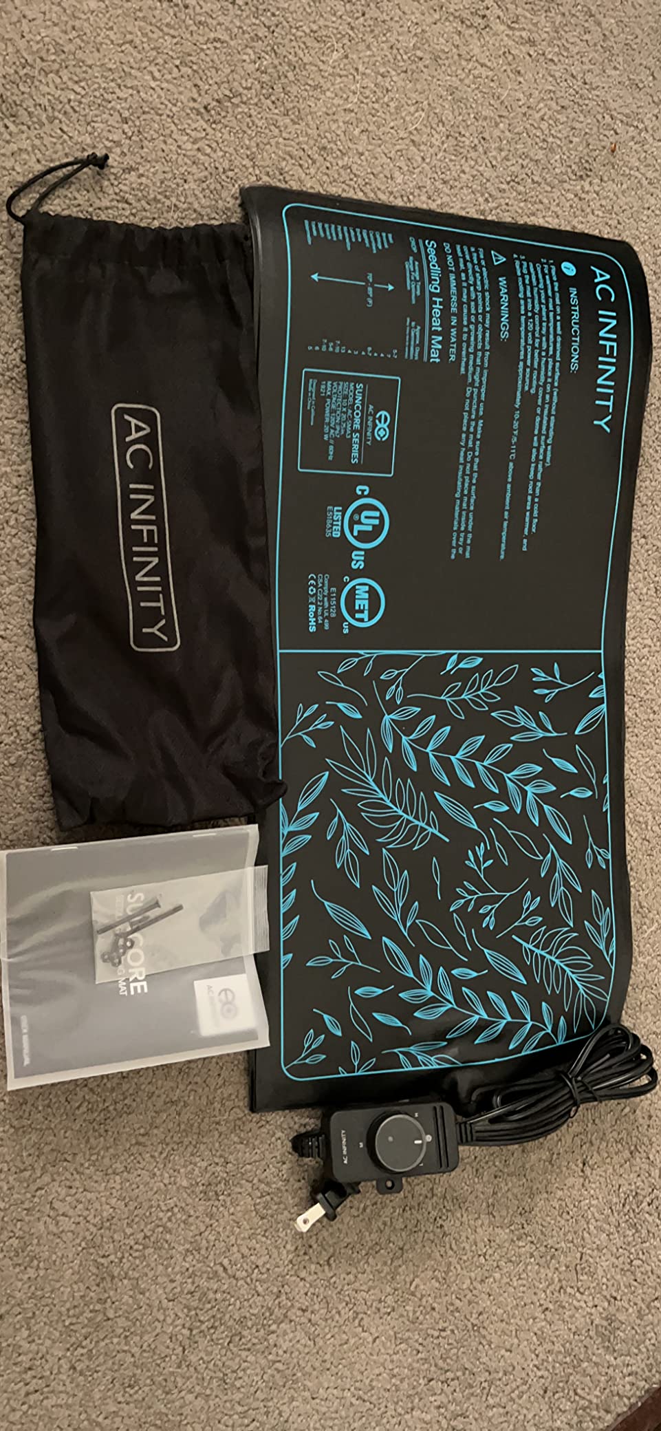 AC Infinity SUNCORE S3, Seedling Mat 10