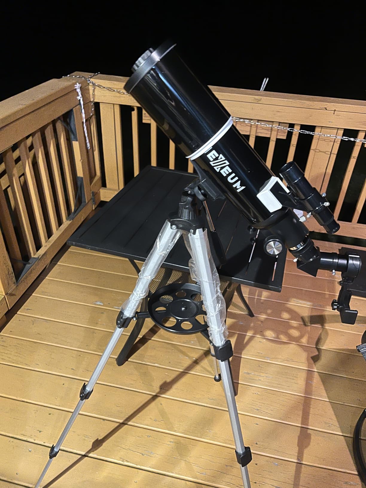 Koolpte Telescope for Adults & Beginner Astronomers - 80mm Aperture 600mm Fully Multi-Coated High Transmission Coatings with AZ Mount Tripod Phone Adapter, Carrying Bag, Wireless Control. customer photo 2