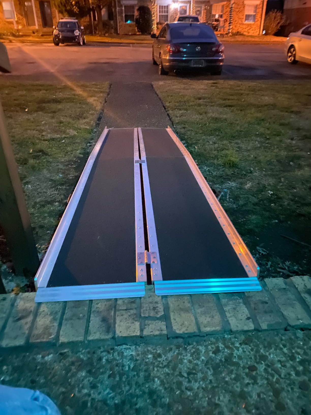 8FT Wheelchair Ramp with Support Legs, Portable Ramps for Home Steps customer photo 1