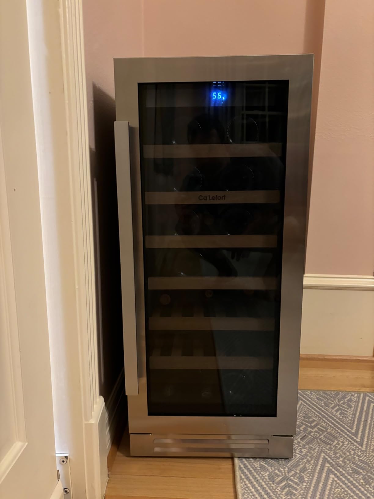 Ca'Lefort 15 Inch Wine Fridge, 33-Bottle Wine Cooler Refrigerator customer photo 1