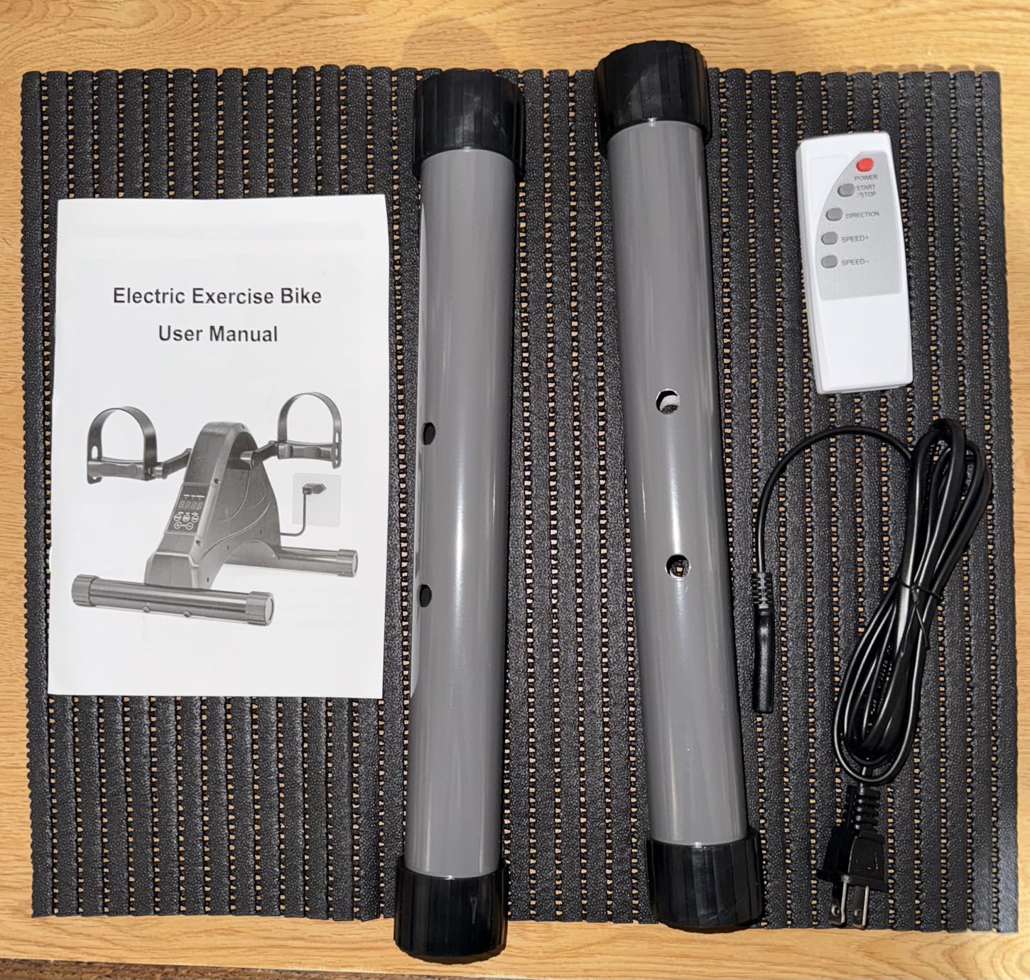 Under Desk Bike Pedal Exerciser for Seniors, LUBBYGIM Mini Exercise Bike for Physical Therapy, Electric Motorized Foot Pedal Machine for Arm and Leg Fitness, 6 Speed Levels customer photo 1