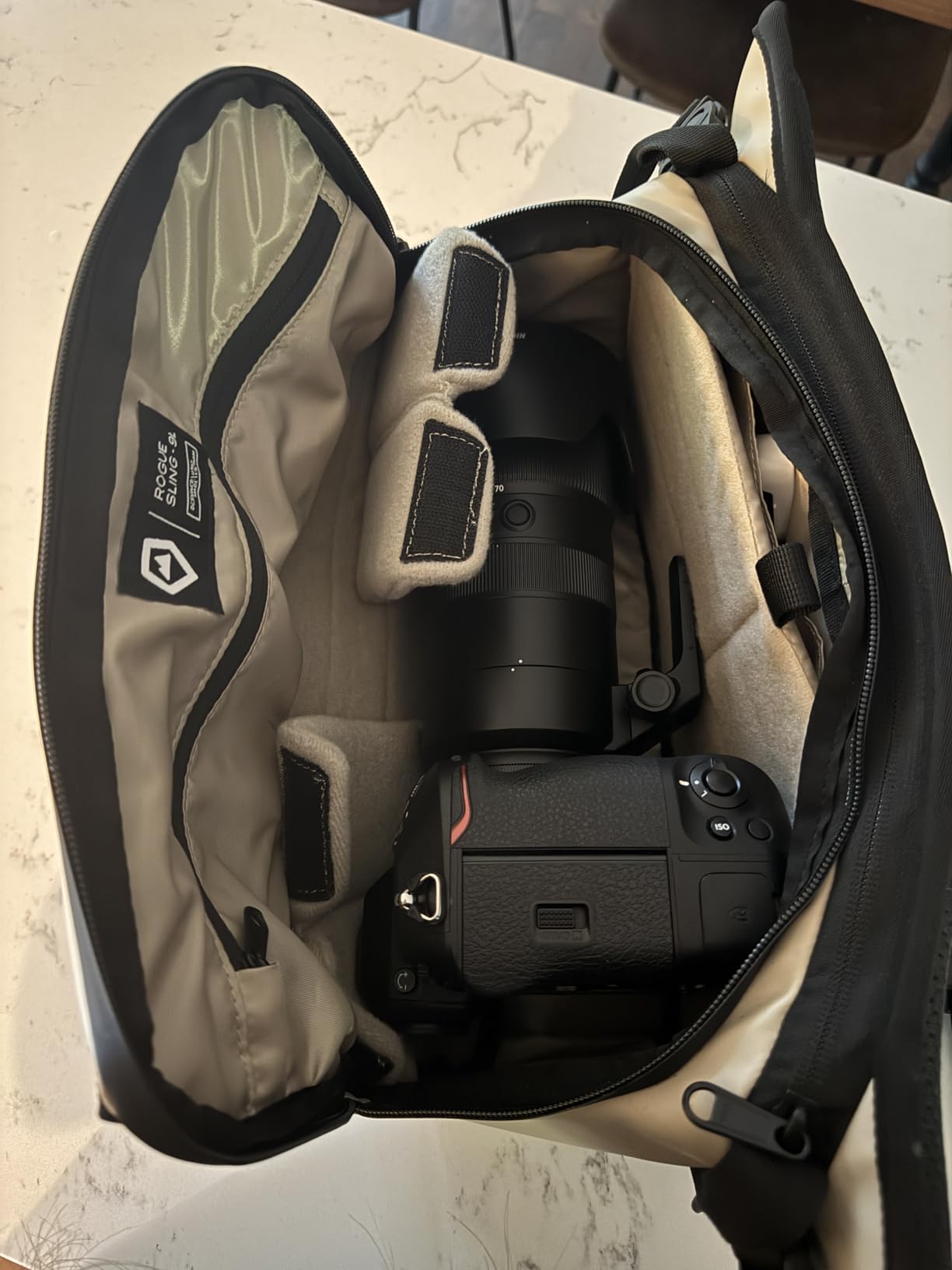 WANDRD ROGUE V1 9L Sling: Compact Camera Sling and Crossbody Bag with Fast Access, 3-Way Carry– Lightweight Everyday Bag Great for Travel, Photography, and Daily Use (Yuma Tan) customer photo 2