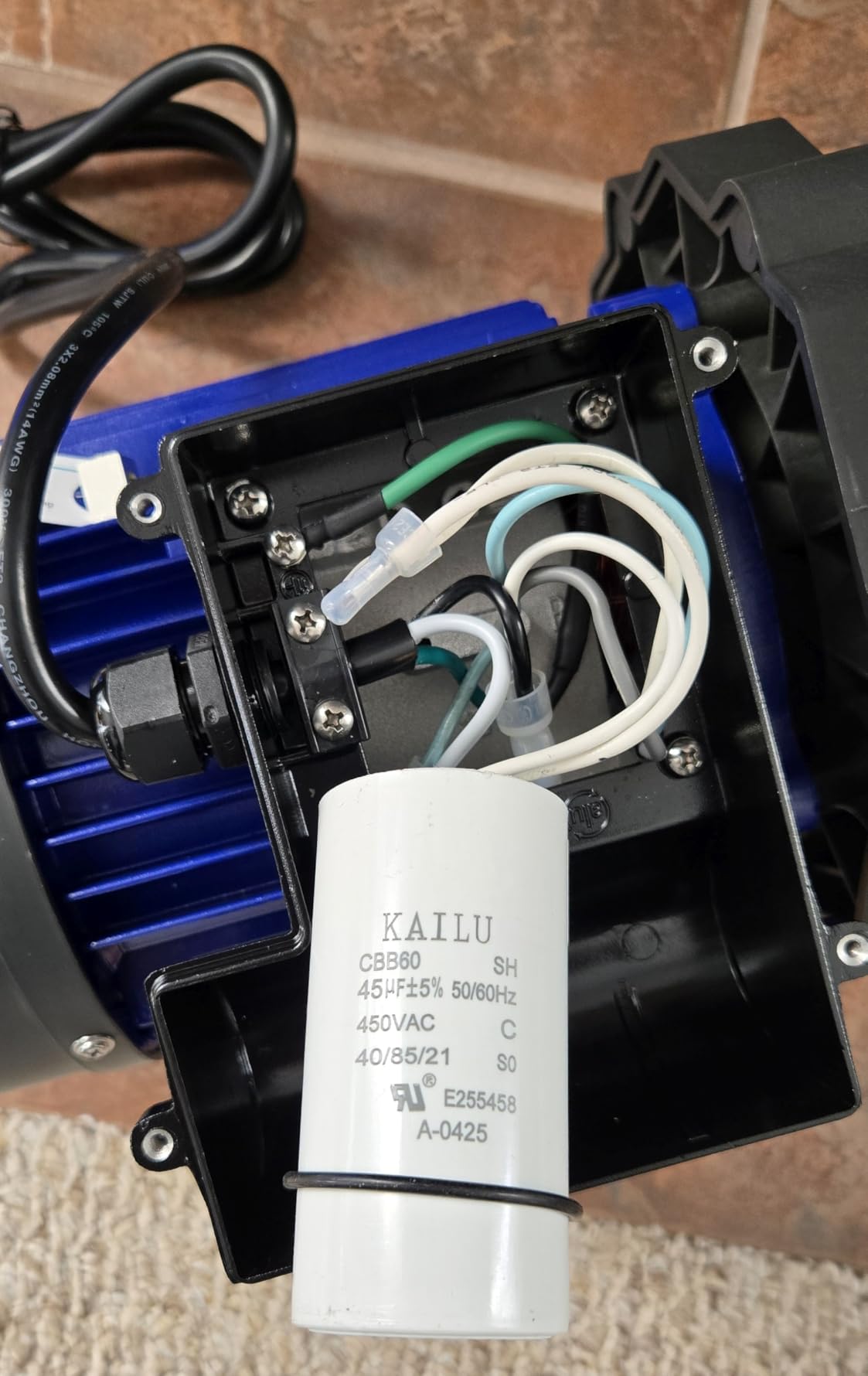 Aquastrong 2HP In/Above Ground Pool Pump, Dual Speed, 115V, 5186GPH, High Flow, Powerful Self Primming Swimming Pool Pumps with Filter customer photo 2