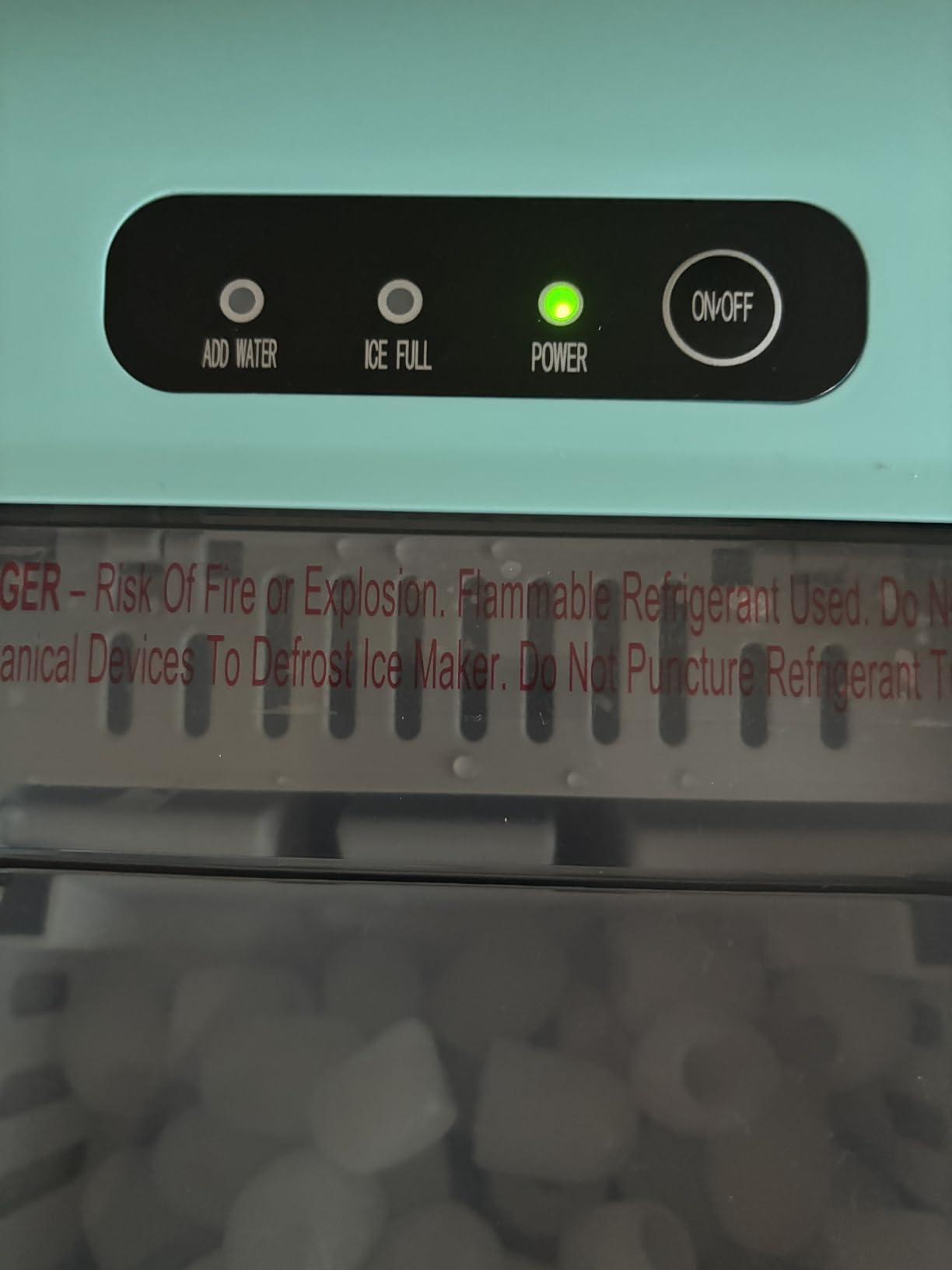 Crzoe Countertop Ice Maker,26Lbs/24H, 2 Sizes of Ice, Self-Cleaning,Grey customer photo 1