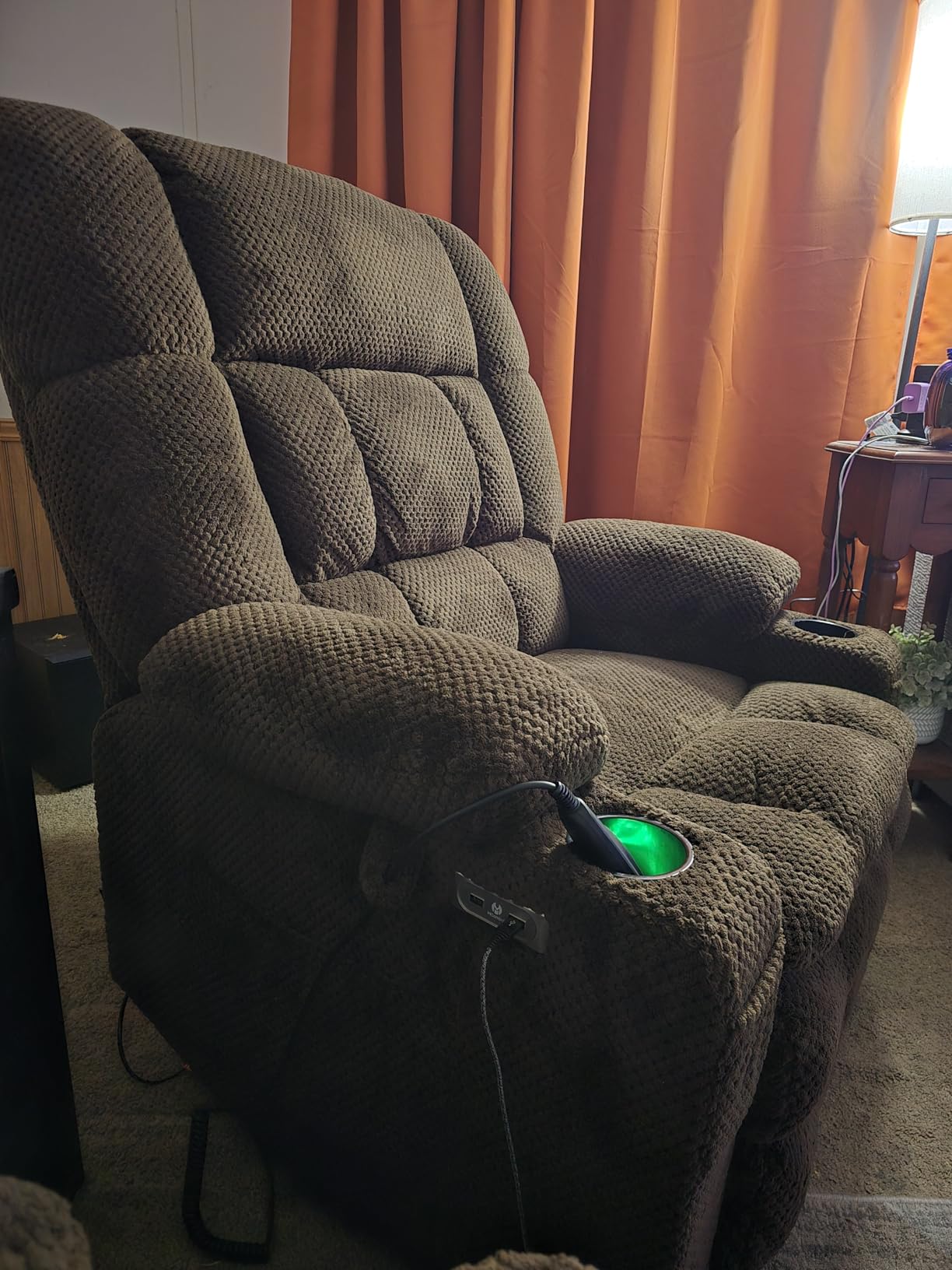 MCombo Dual Motor Power Lift Recliner Chair for Elderly, Massage Heat 7890 customer photo 2