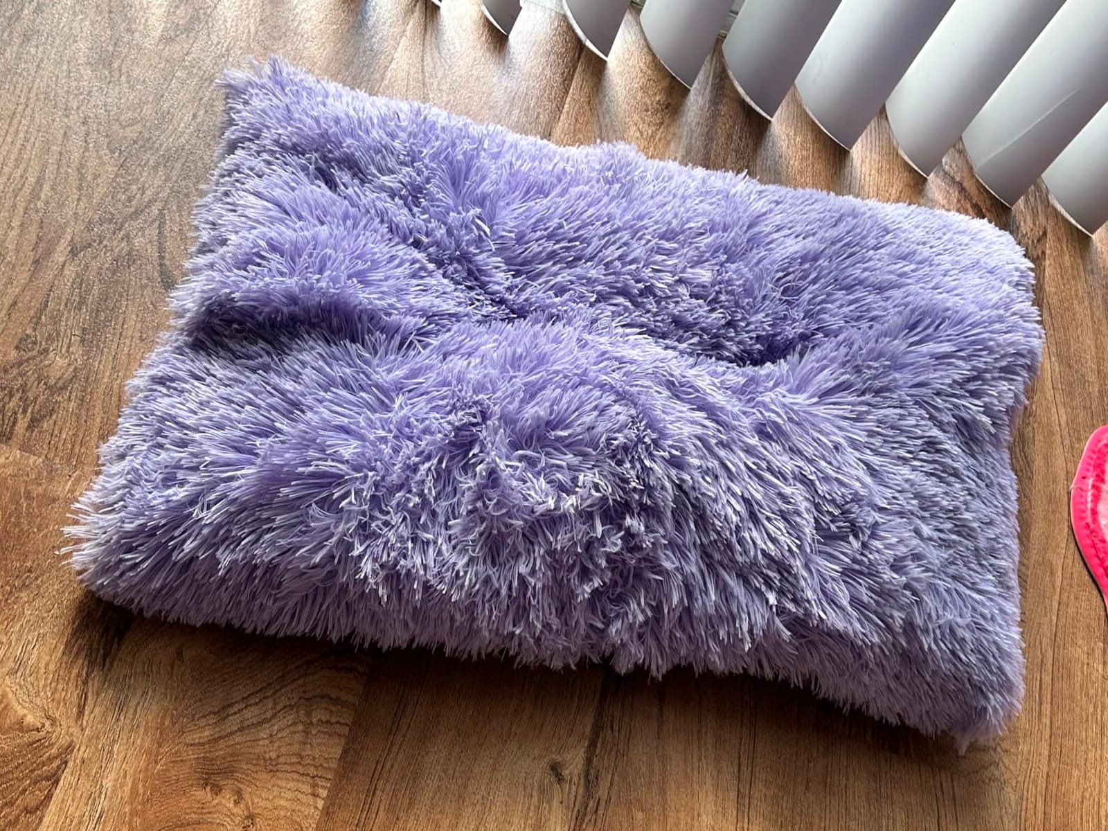 EHEYCIGA Fluffy Dog Crate Bed, Plush Extra Large Dog Pillow, Grey customer photo 1