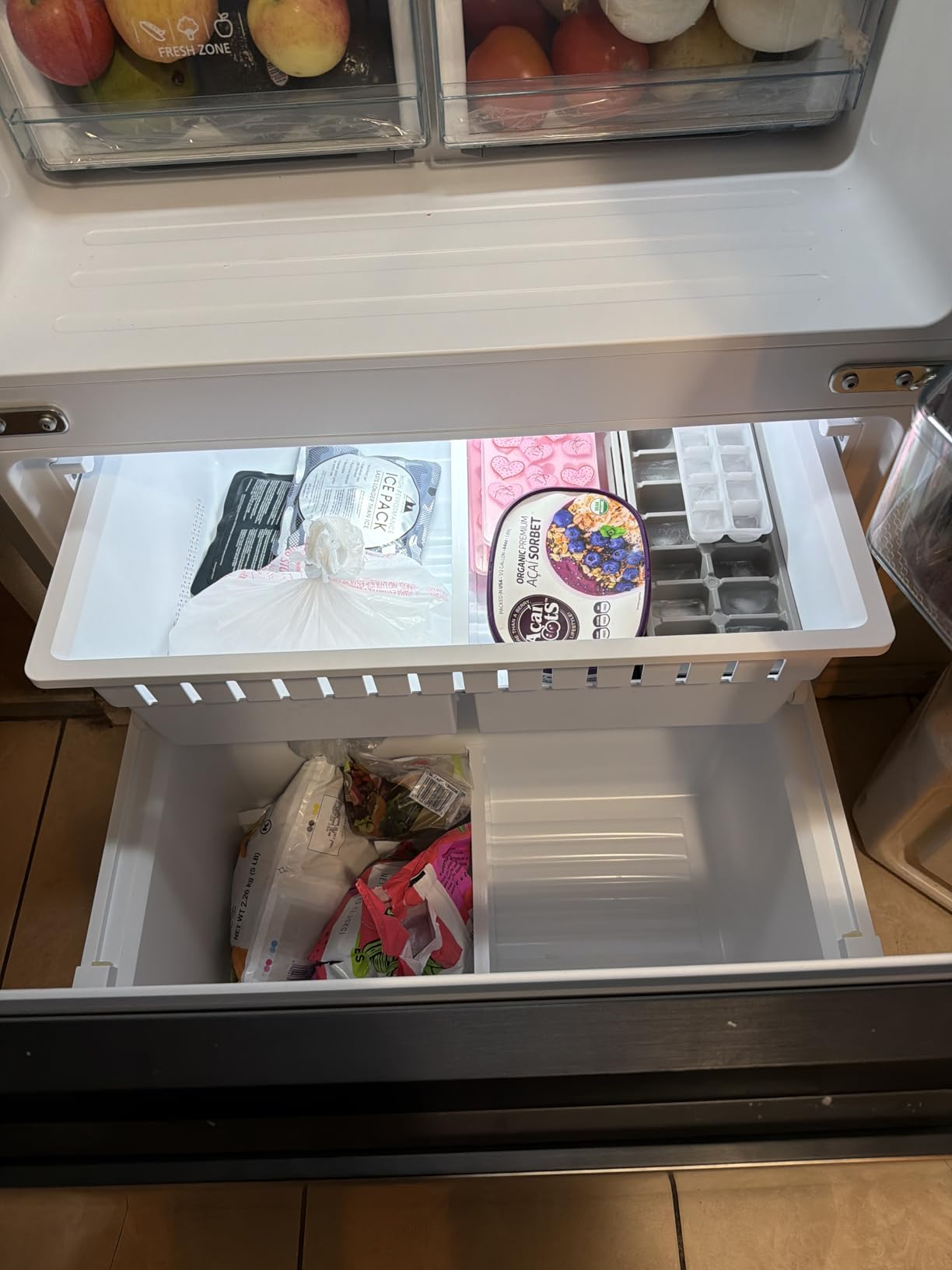 Avanti French Door Refrigerator with Bottom Freezer 30-Inch Wideâ€‹, Frost Free Technology, Large Capacity with Adjustable Shelves, Door Bins & Crisper Drawers, 17.5 Cu.Ft., Stainless Steel customer photo 1