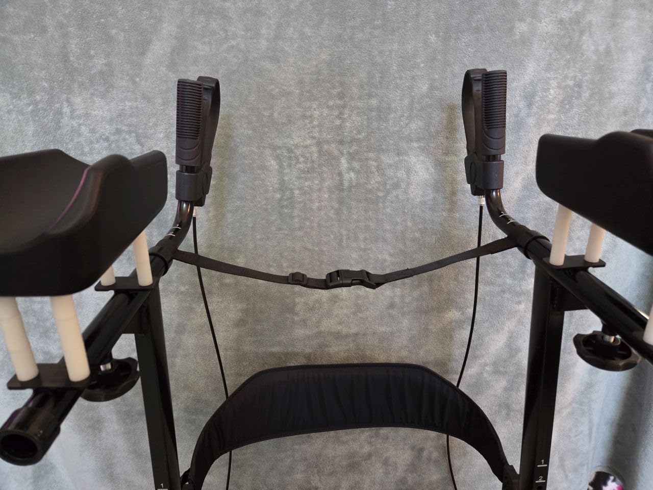 Drive Medical Elevate Upright Walker with Padded Armrests, Blue customer photo 2
