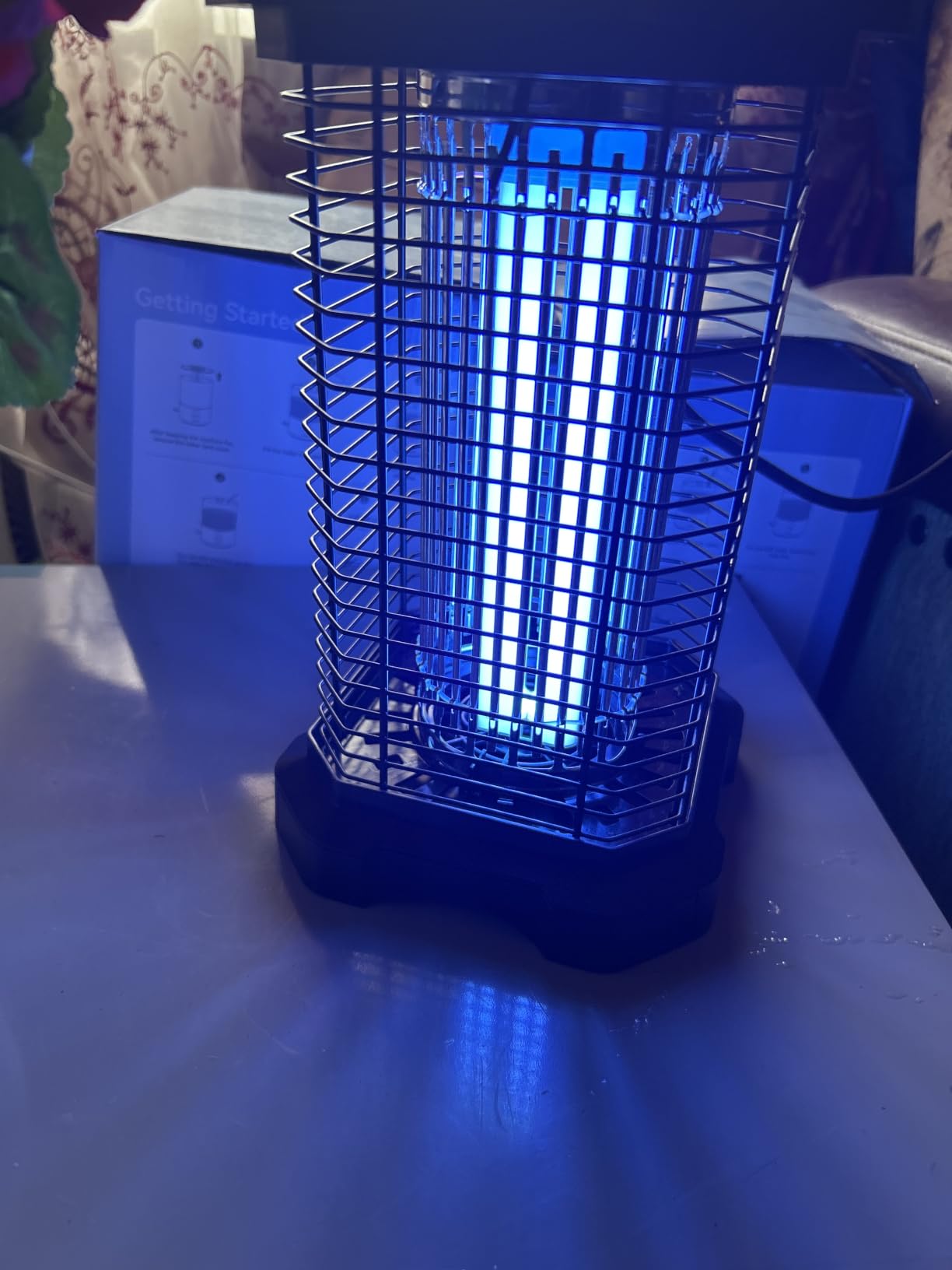 Bug Zapper Outdoor, 4200V Electric Mosquito Zapper Indoor, Insect Fly Zapper Waterproof with 5ft Power Cord, Mosquito Killer for Home, Patio, Kitchen, Backyard, Camping, Plug-in customer photo 1