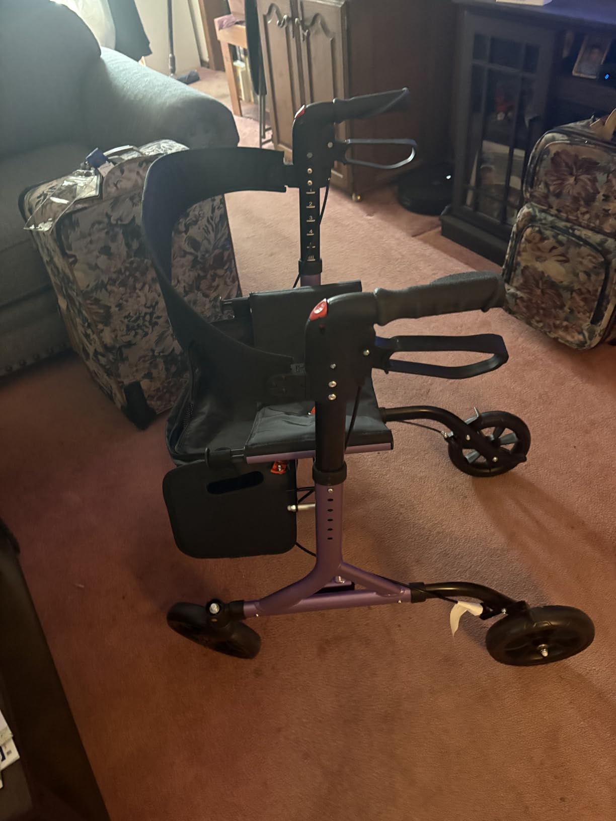 WALK MATE Rollator Walker for Seniors with Seat, Lightweight Foldable customer photo 2