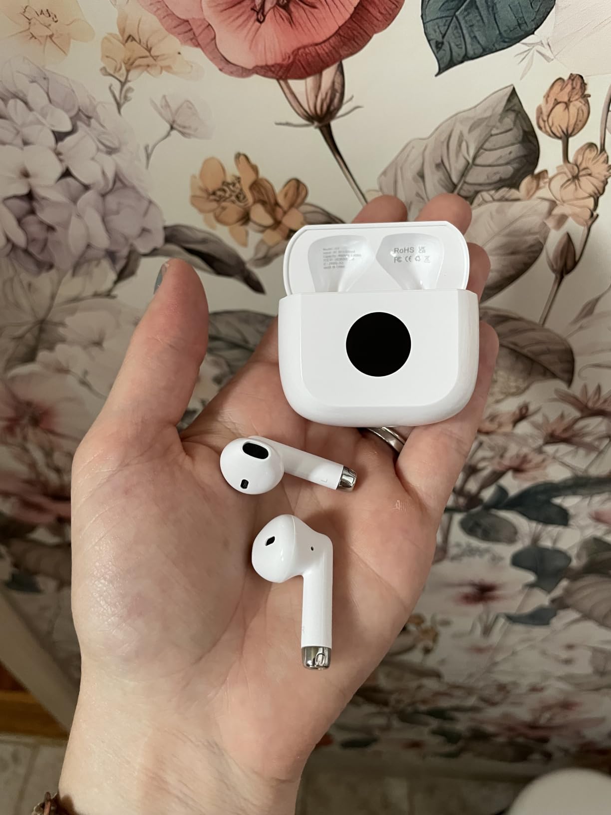 Wireless Earbuds, Bluetooth 5.4 Ear Buds LED Power Display Headphones Bass Stereo, Bluetooth Earbuds in-Ear Noise Cancelling Mic, 40H Playback Mini Case IP7 Waterproof Sports Earphones for Android iOS customer photo 2