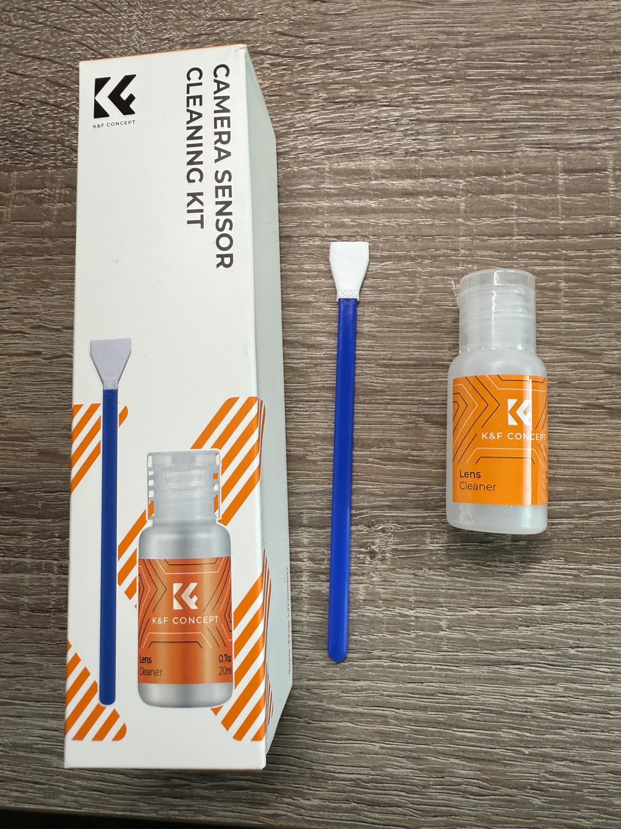 K&F CONCEPT 24mm Full Frame Sensor Cleaning Kit, with 20ML Sensor Cleaner customer photo 2