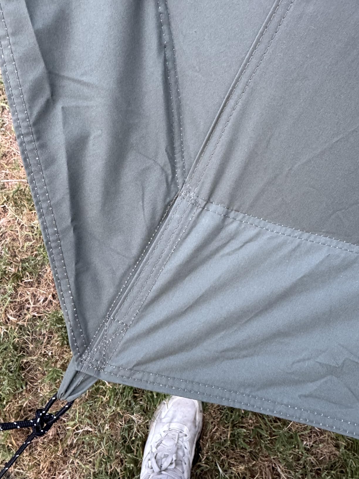 10/13/16/20ft Canvas Bell Tent with Stove Jack & Removable Floor customer photo 2