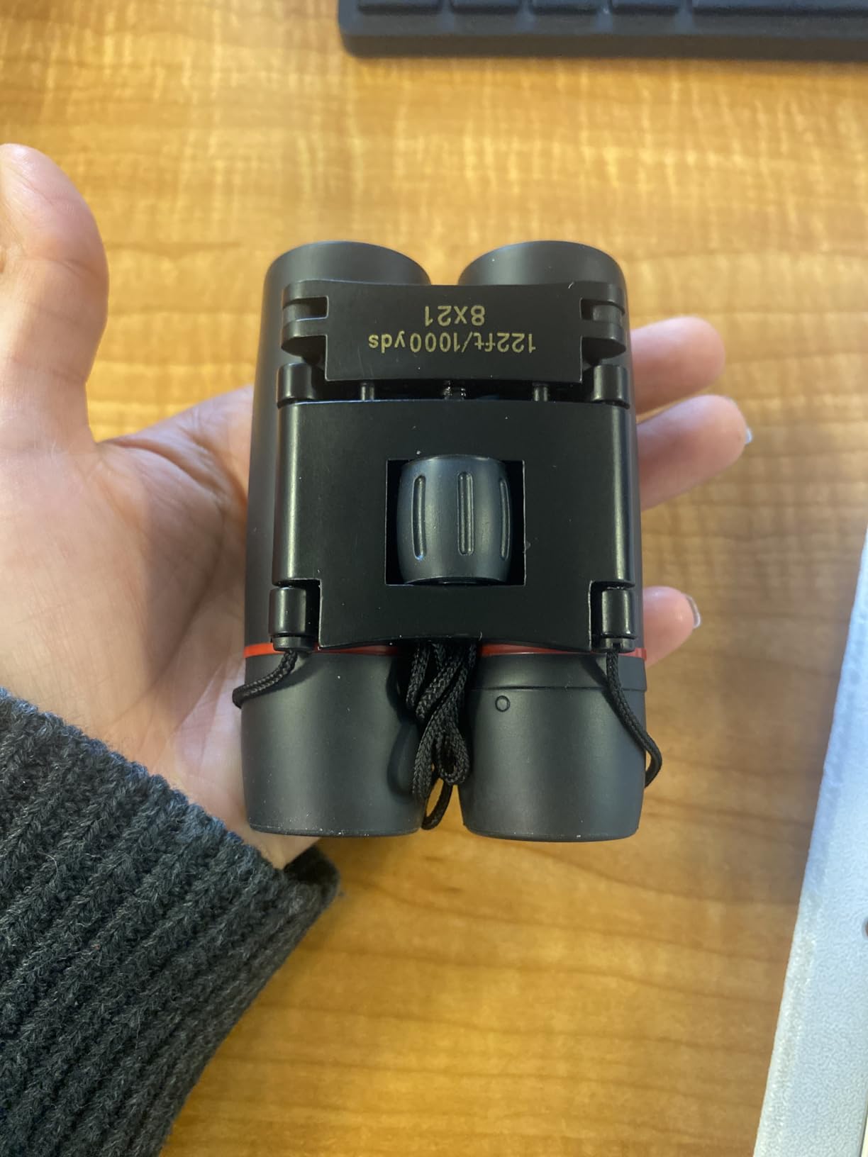 AHFLRITO Compact Binoculars, Lightweight Foldable Small Binoculars for Adults and Kids, Portable Waterproof for Bird Watching, Traveling, Theater, Opera, Concert, Hiking, Sightseeing customer photo 2