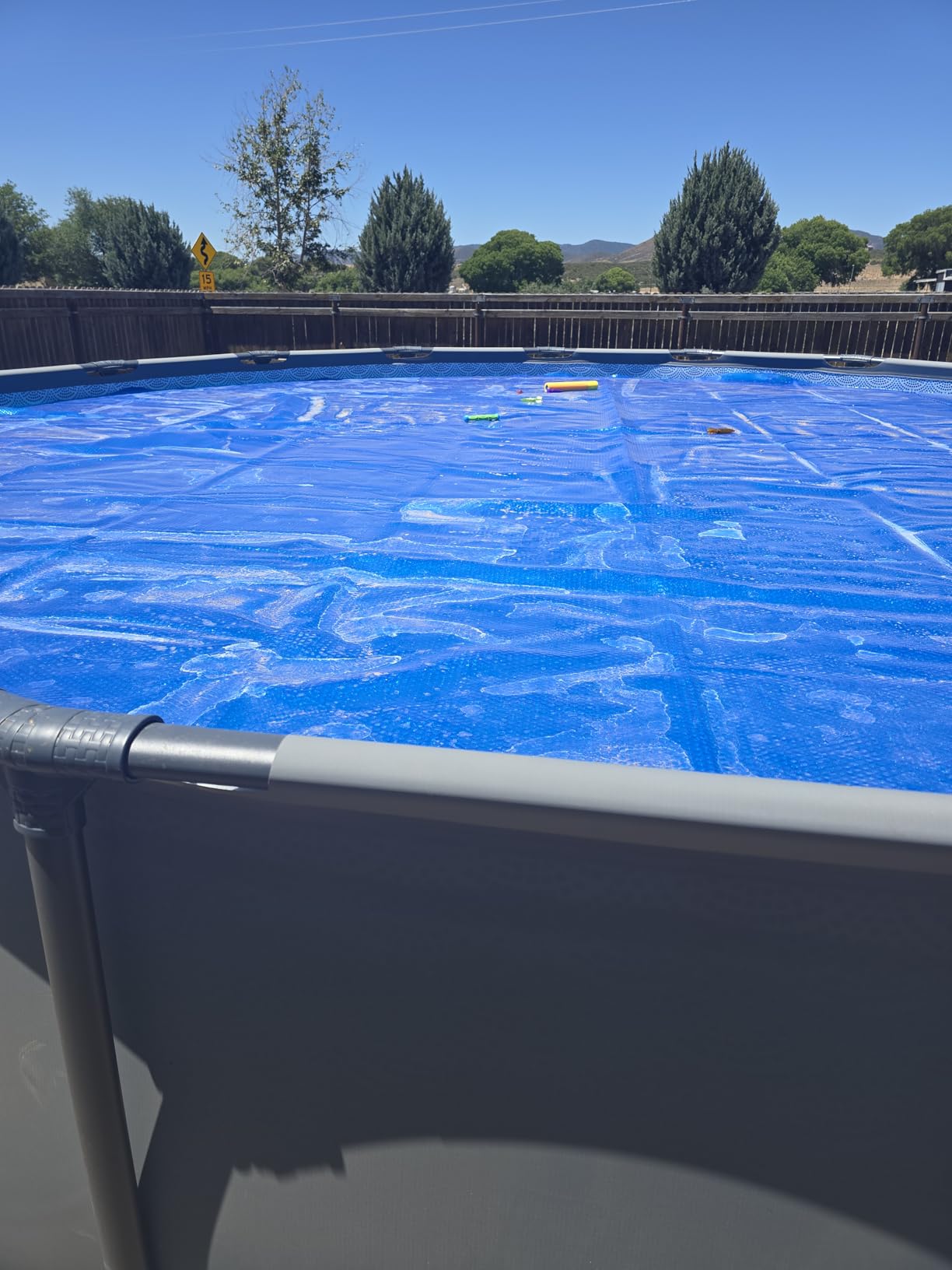 VINGLI 20x40ft Solar Pool Cover 12mil Rectangle Blue customer photo 2